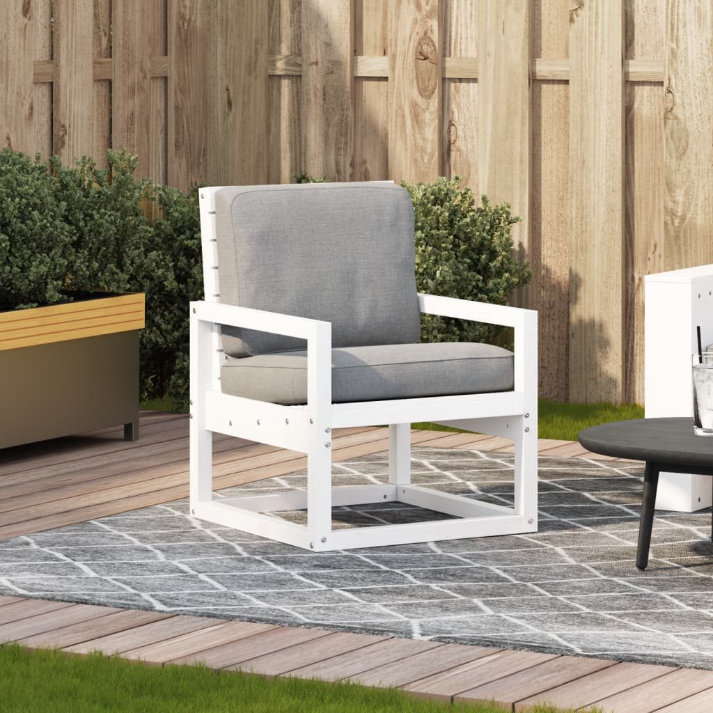 vidaXL Gartenstuhl Gartenstuhl Weiß 57,5x63x76 cm günstig online kaufen