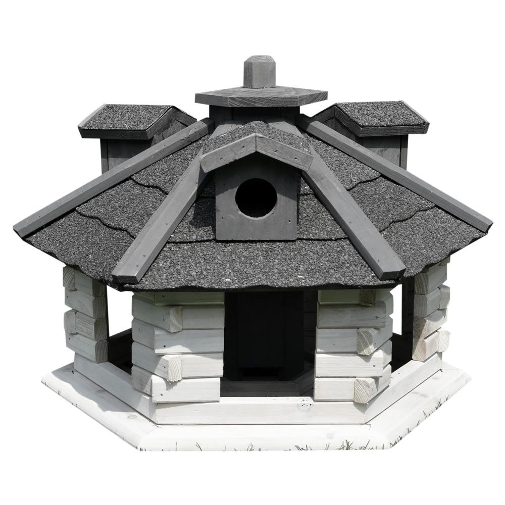 Vogelhaus XXL 48 CM Vogelfutterhaus Vogelhäuschen Futtersilo Vogelvilla