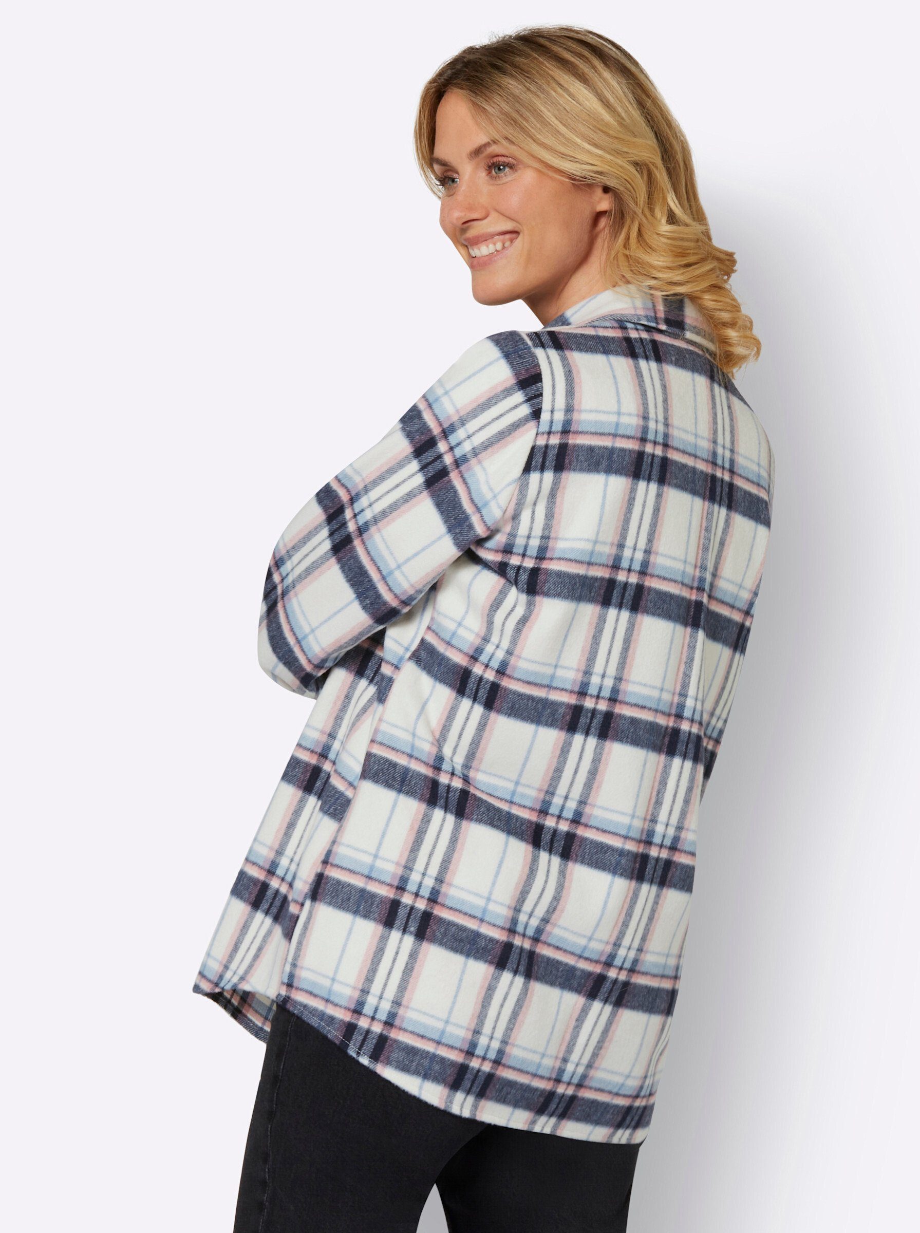 Witt Blusenblazer Karo-Blusenjacke günstig online kaufen