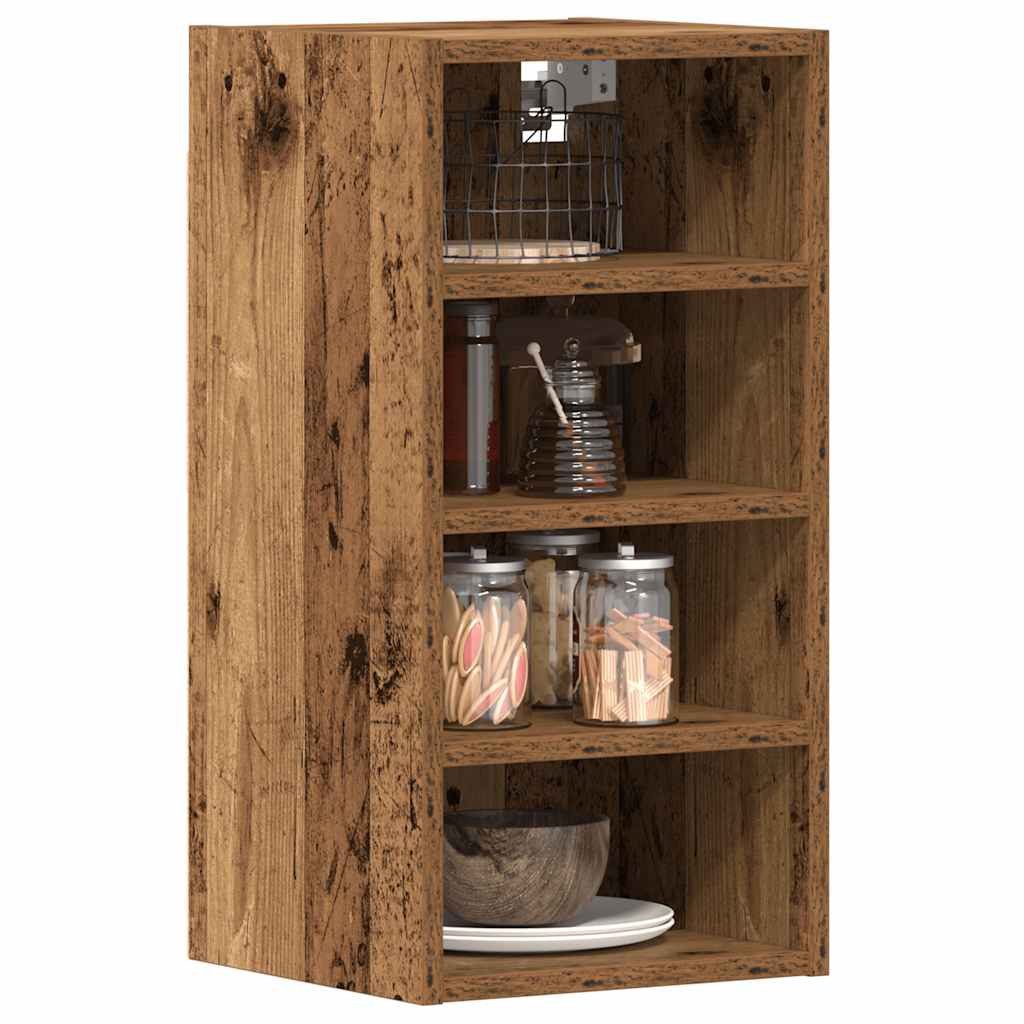 vidaXL Schrankmodule Hängeschrank Altholz-Optik 30x29,5x60 cm Holzwerkstoff