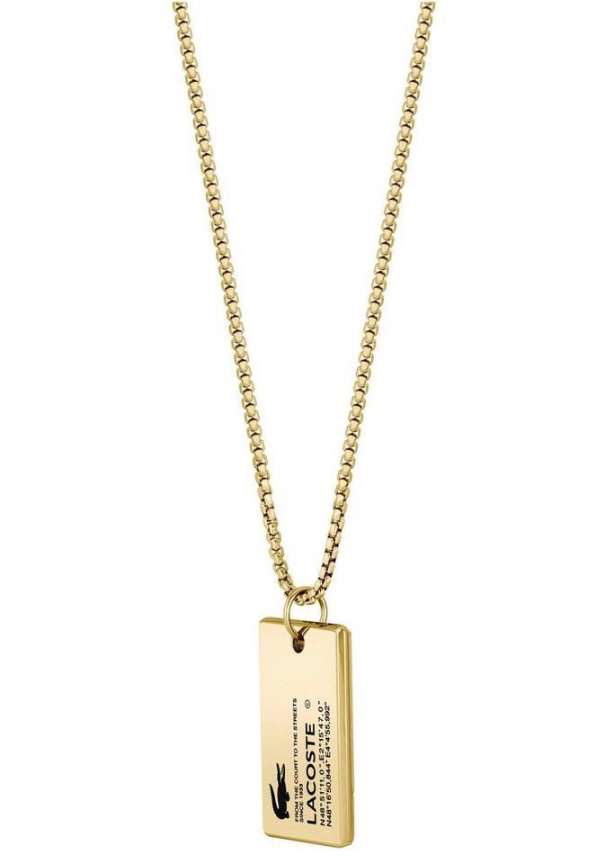 Lacoste Kette mit Anhänger Schmuck Edel... Lacoste Kette mit Anhänger Schmuck Edel...