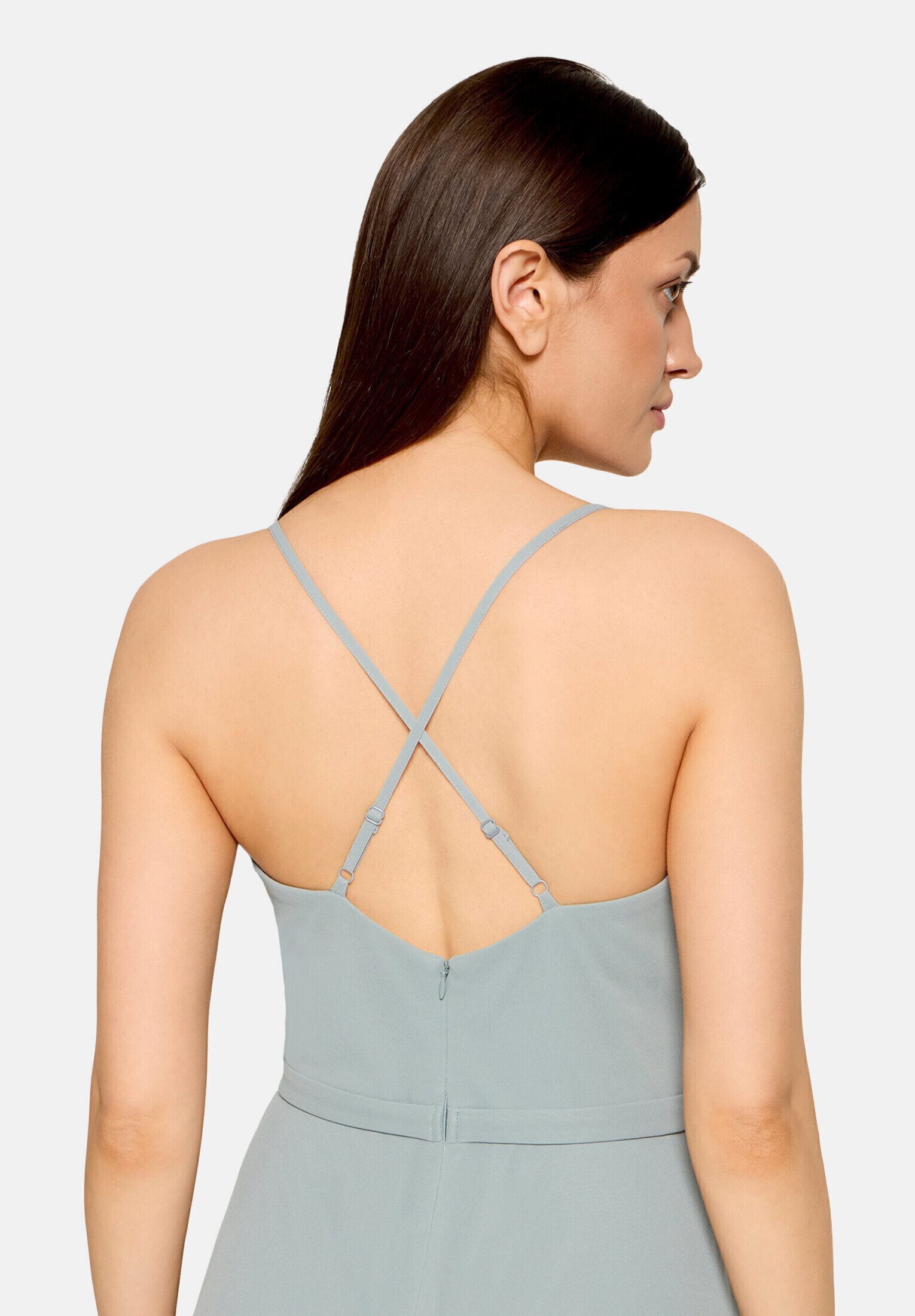 Vera Mont Abendkleid Damen mit Volant Wickel-Design