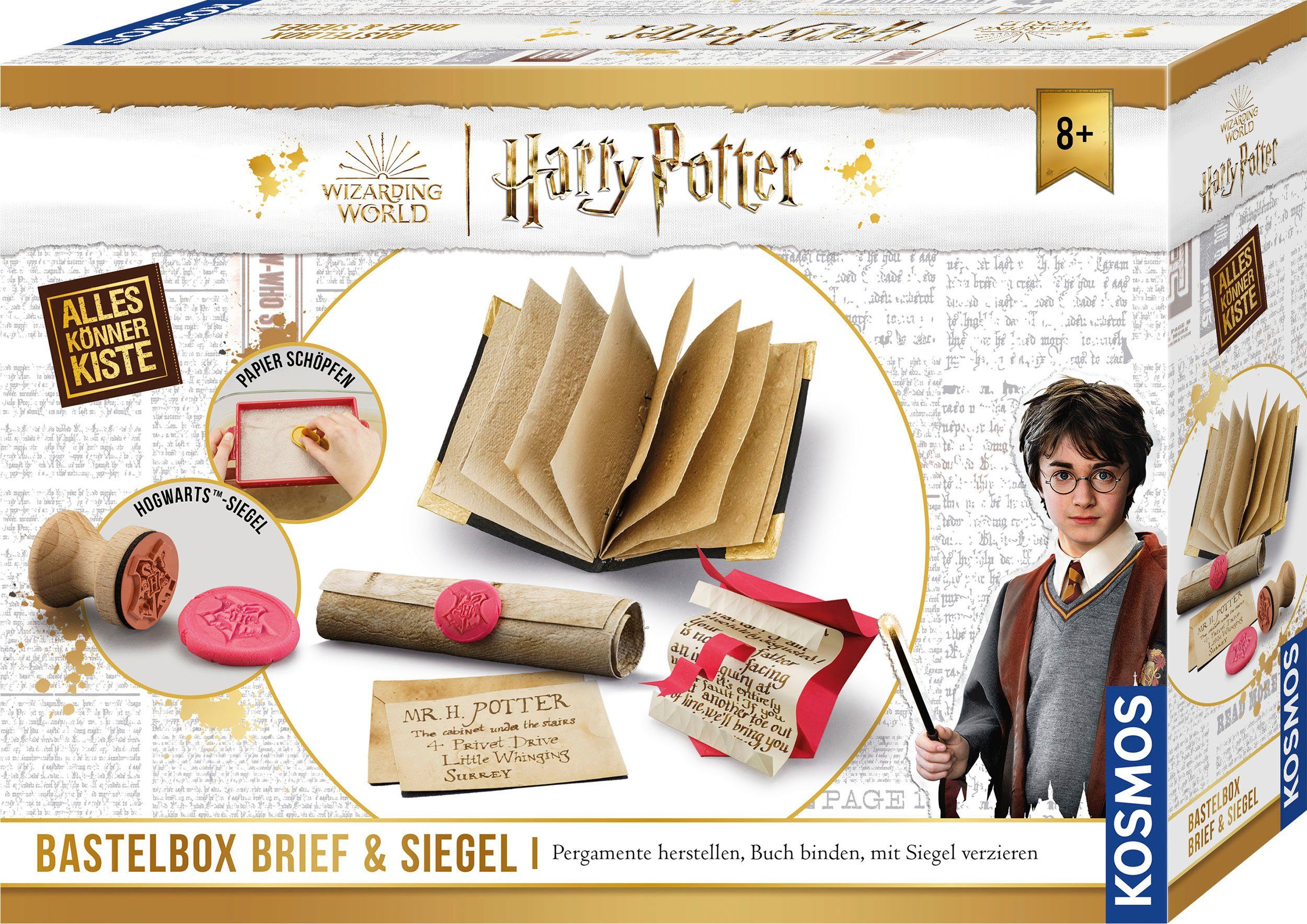 Kreativset AllesKönnerKiste, Harry Potter - Bastelbox Brief und Siegel