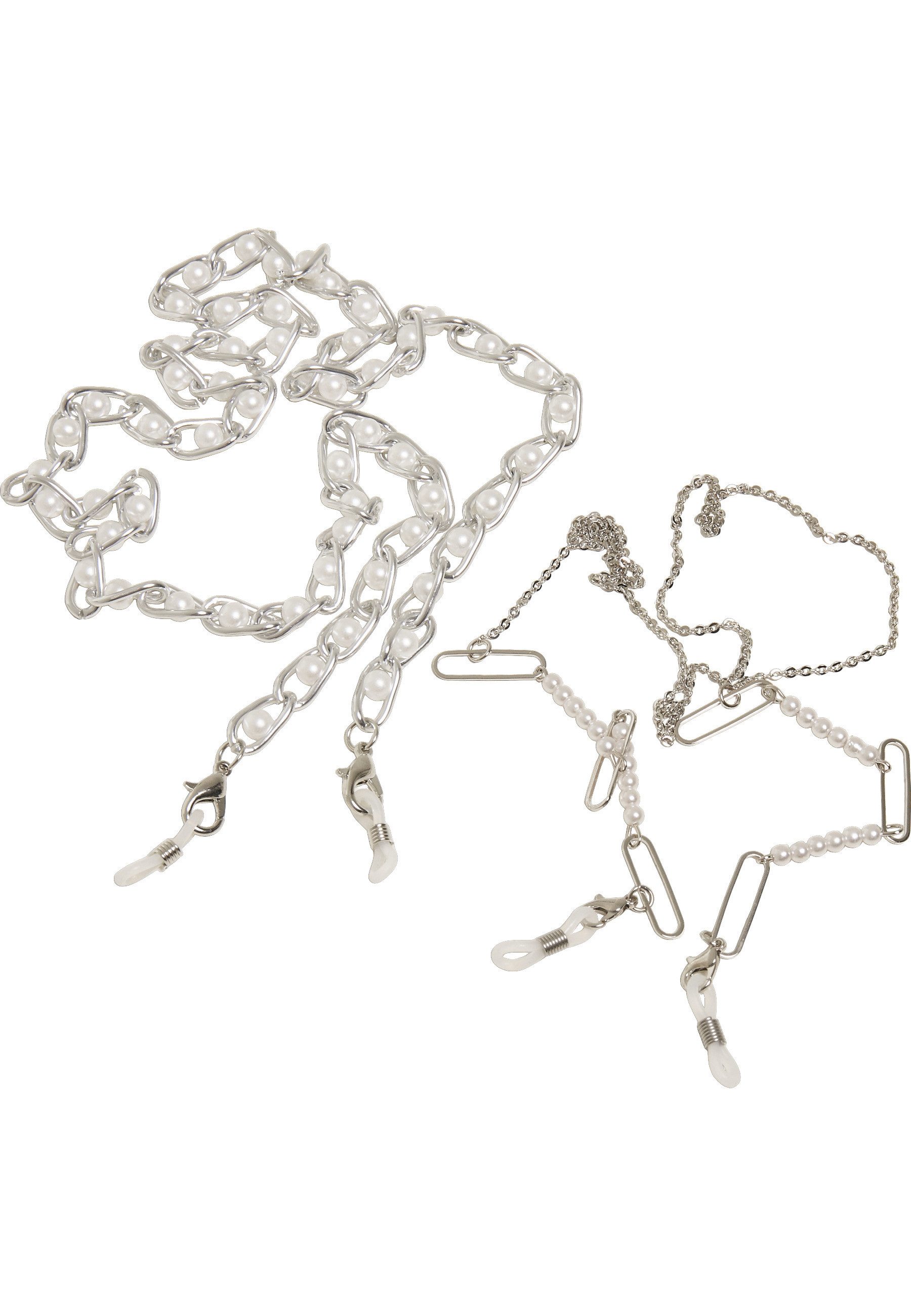 URBAN CLASSICS Armband Urban Classics Unisex Multifunctional Chain With Pearls 2-Pack