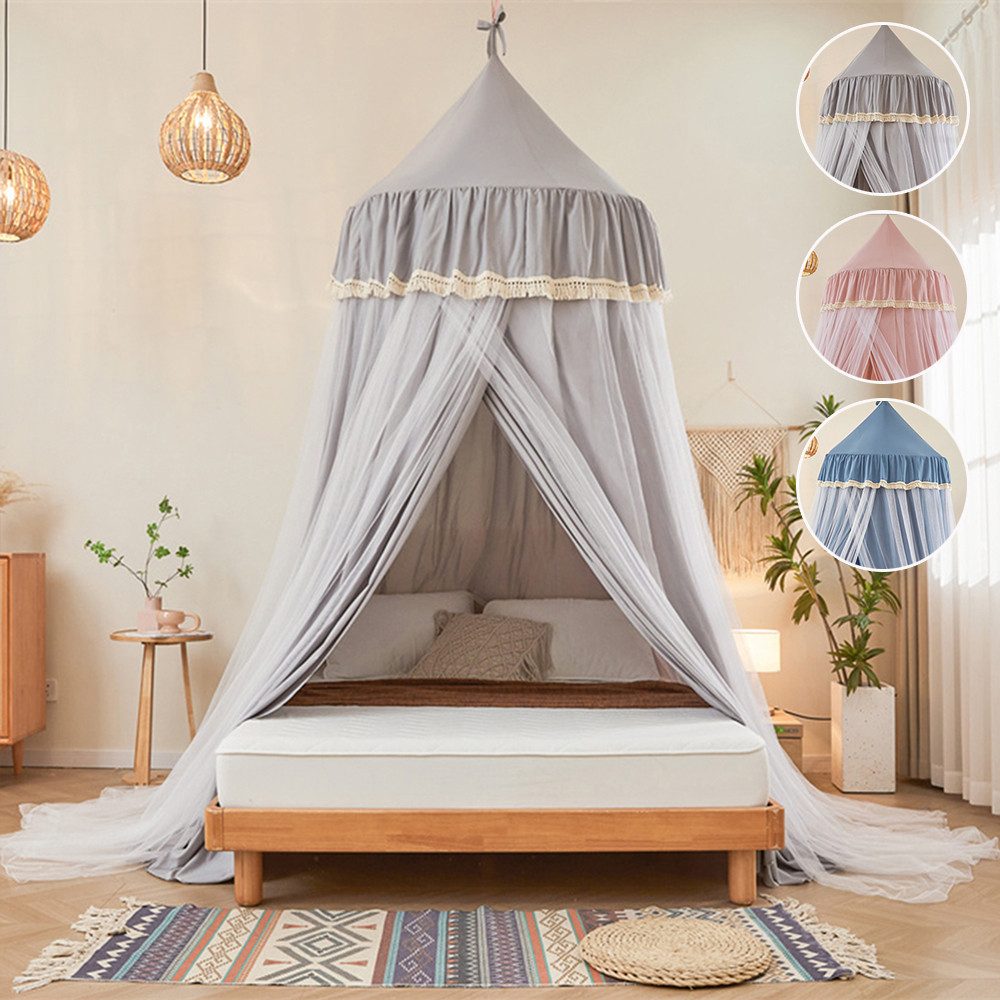 Jibenhome Moskitonetz Betthimmel Baby Bett Baldachin günstig online kaufen