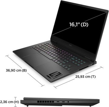 HP OMEN 16-wf1078ng Gaming-Notebook (40,9 cm/16,1 Zoll, Intel Core i9 14900HX, GeForce RTX 4080, 1000 GB SSD)