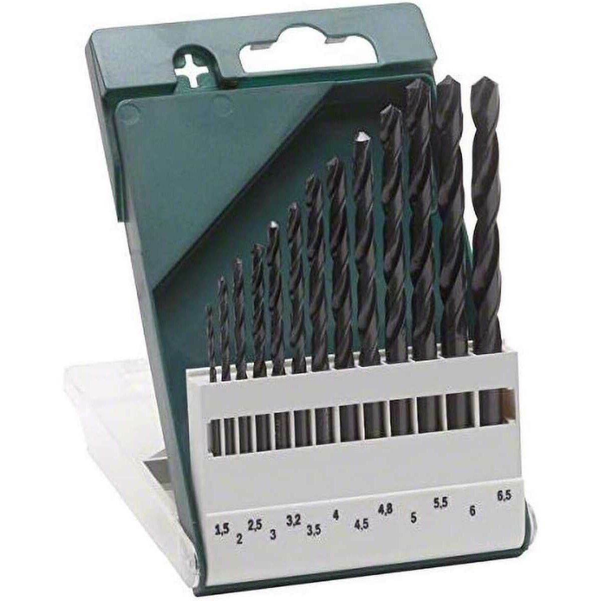 BOSCH Metallbohrer Bosch 13tlg. Metallbohrer-Set HSS-R rollgewalzt 1,5-6 mm