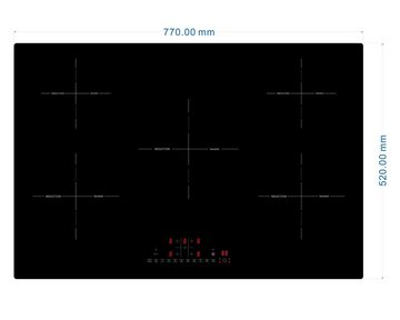 Acopino Induktions-Kochfeld Acopino KMI5, Sensor-Touch-Control, Timerfunktion, Boostfunktion