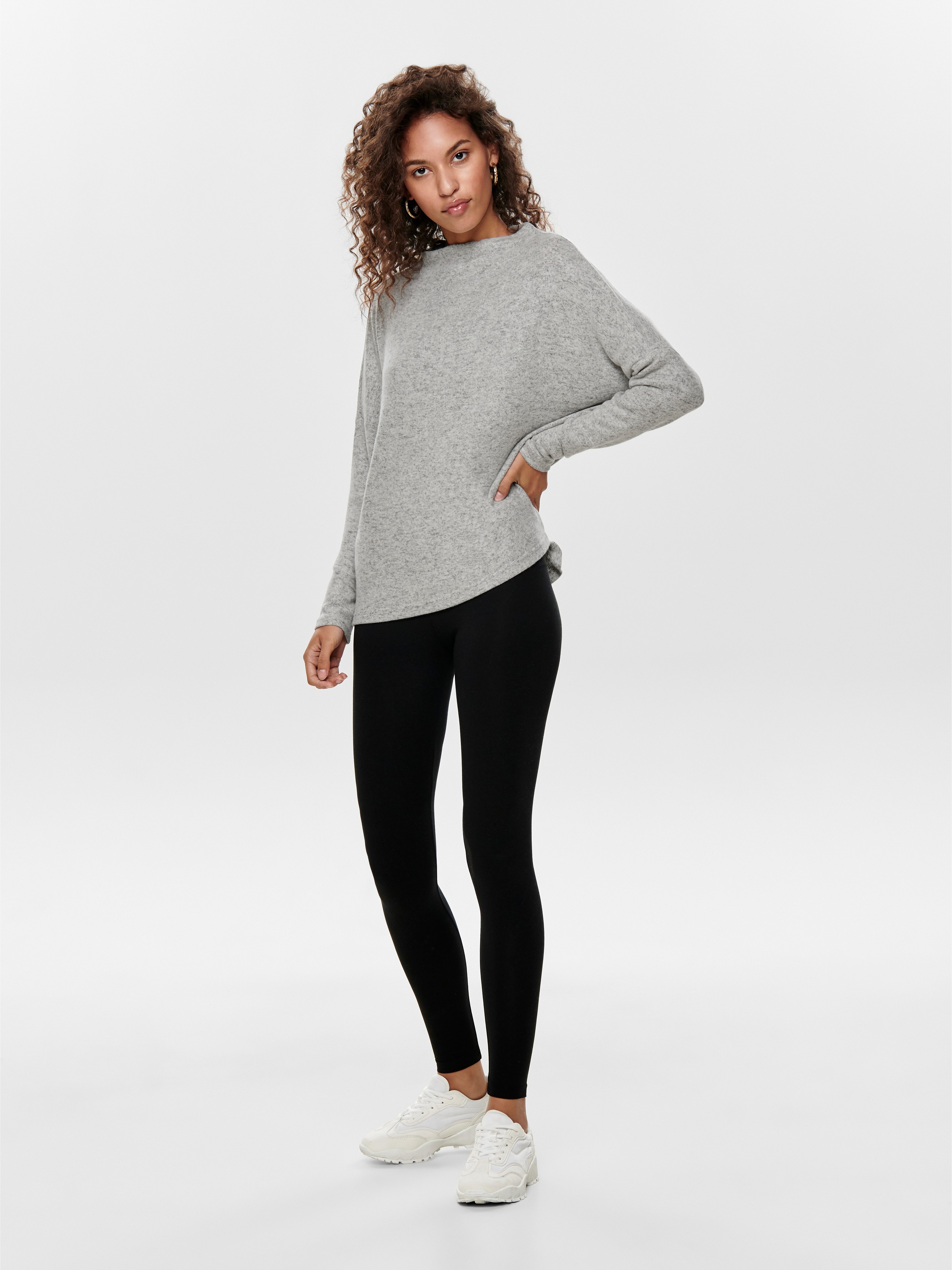 ONLY Leggings ONLLIVE – Elastischer Bund für Komfort und Bewegungsfreiheit sehr figurbetont, Jersey, Baumwollmischung, elastisch, unifarben