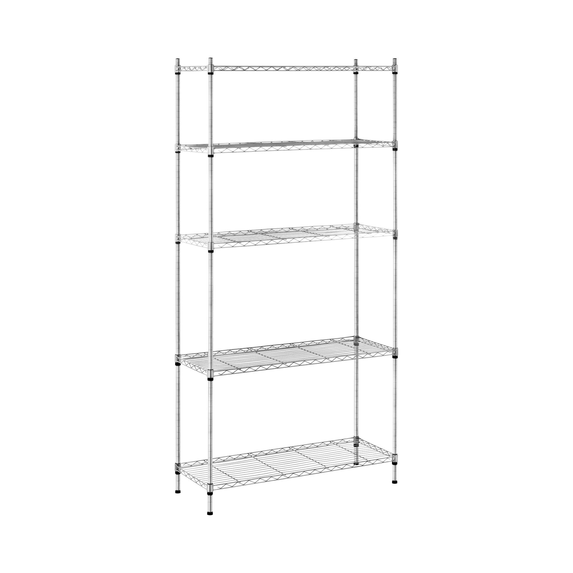 Royal Catering Standregal Metallregal Küchenregal Lastenregal 35 x 90 x 180 günstig online kaufen