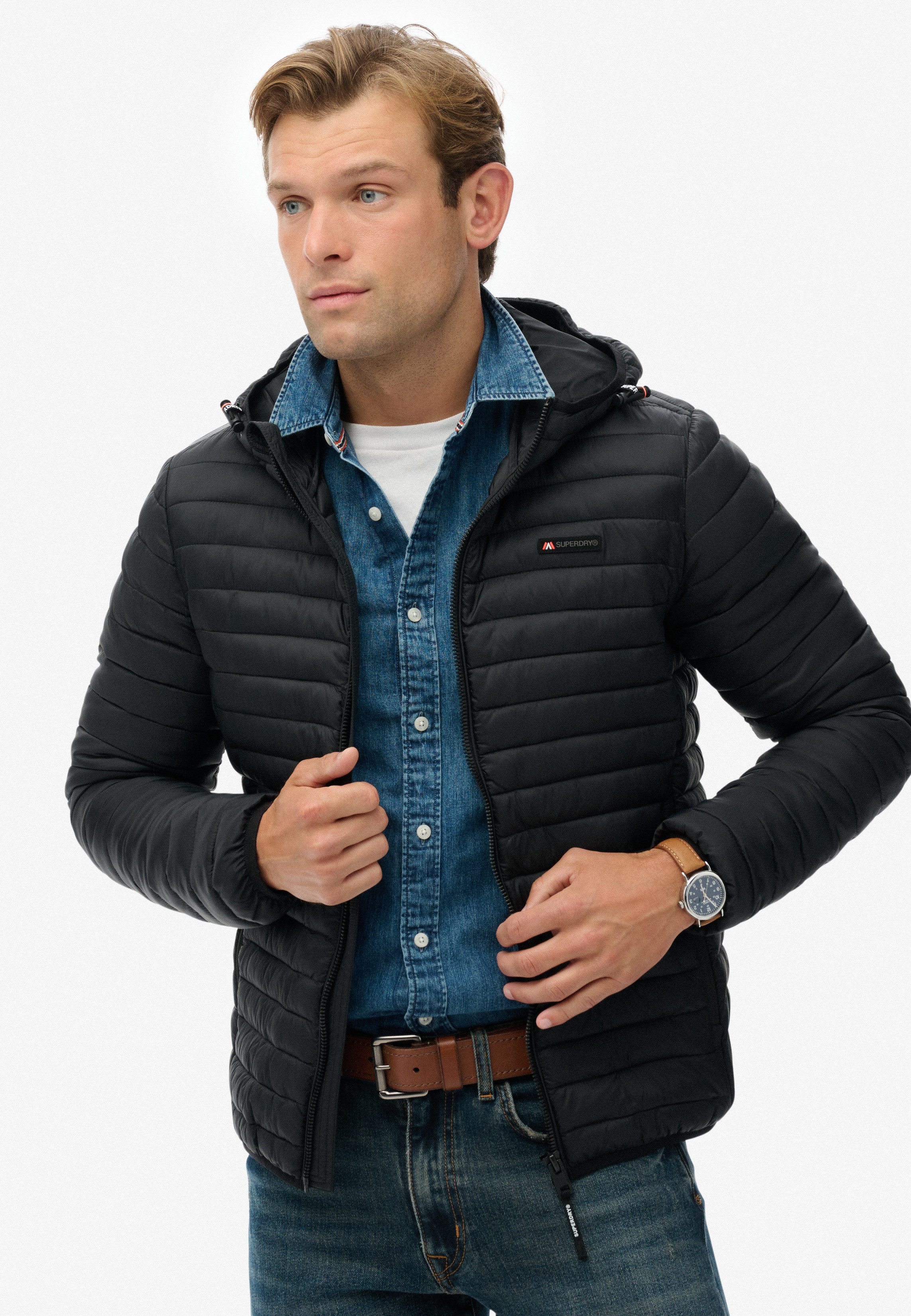Superdry Steppjacke HOODED FUJI LITE JACKET