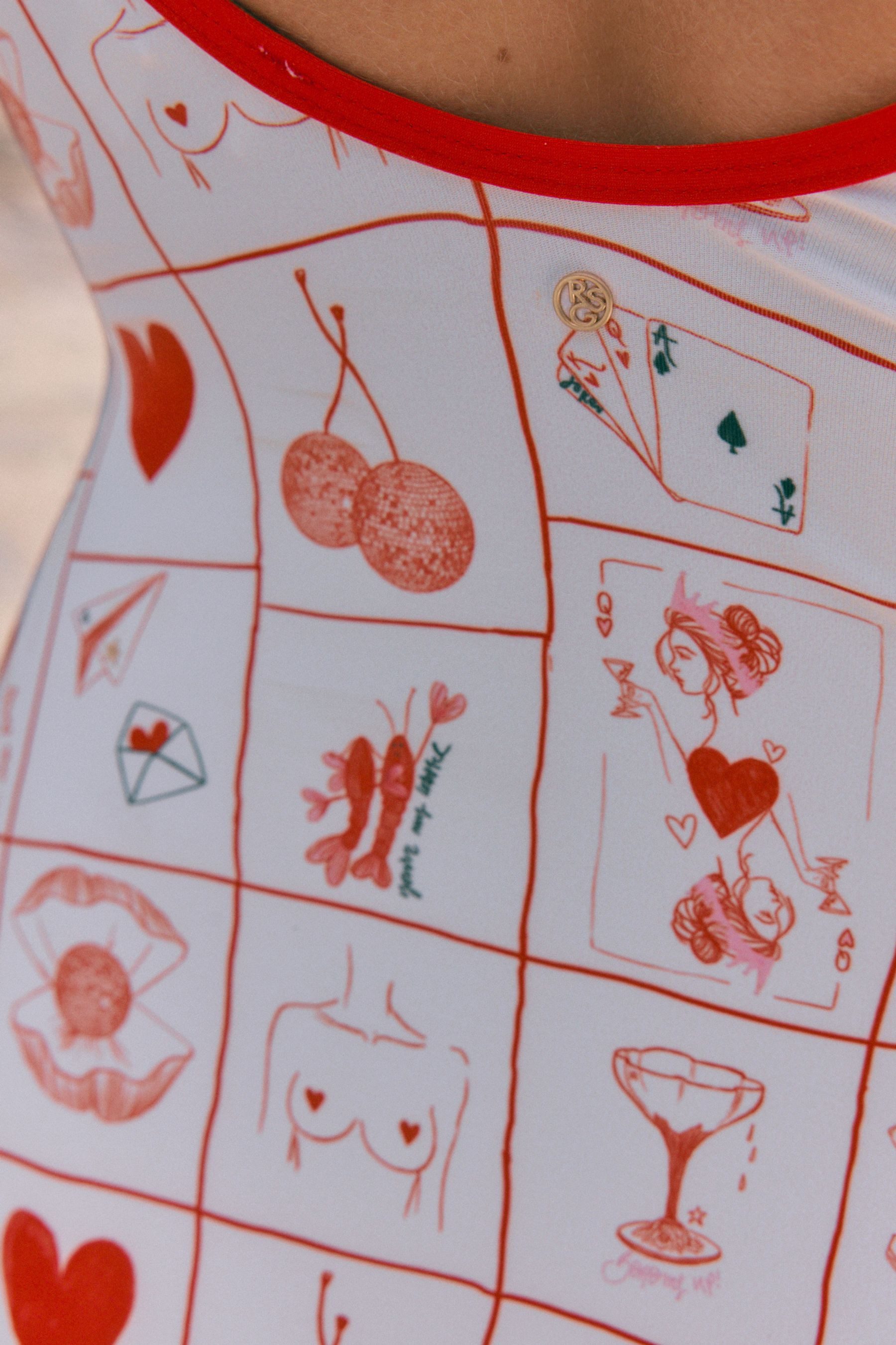 Rockett St George Badeanzug Rockett St George Pyjama Party Badeanzug (1-St)