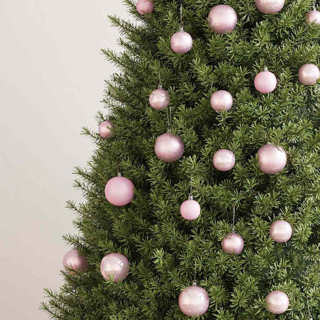 vidaXL Christbaumschmuck 100-tlg. Weihnachtskugel-Set Rosa (100-tlg)
