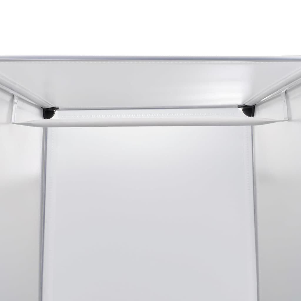 furnicato Kleiderschrank Modularer Schrank Fächern Weiß 9 mit 37x115x150 cm