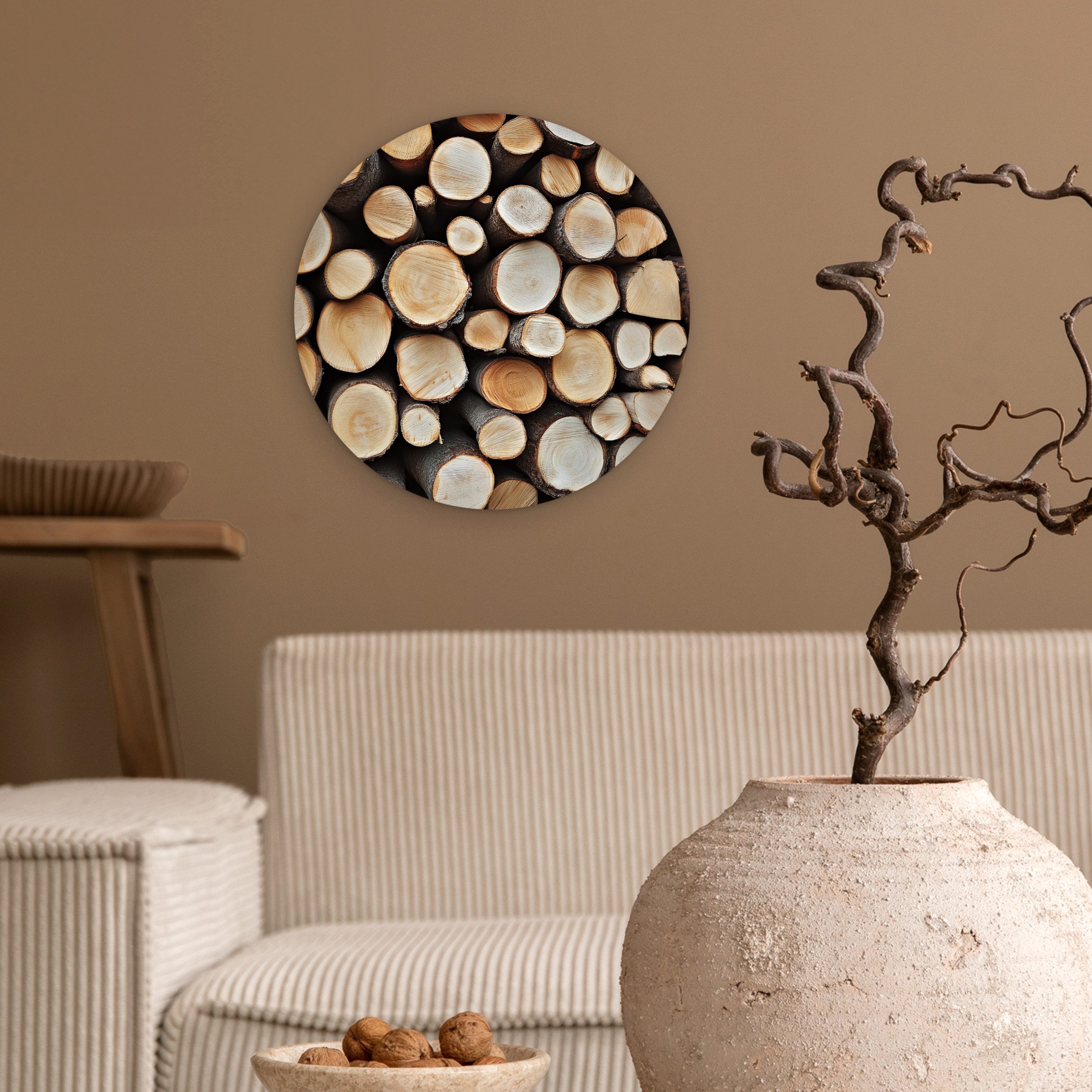 MuchoWow Gemälde Holz - Baumstämme - günstig online kaufen