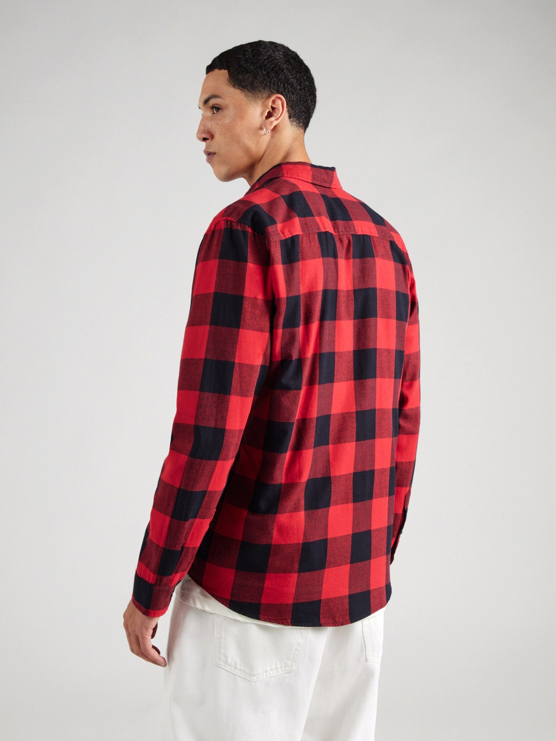 Jack & Jones Langarmhemd Gingham (1-tlg) günstig online kaufen