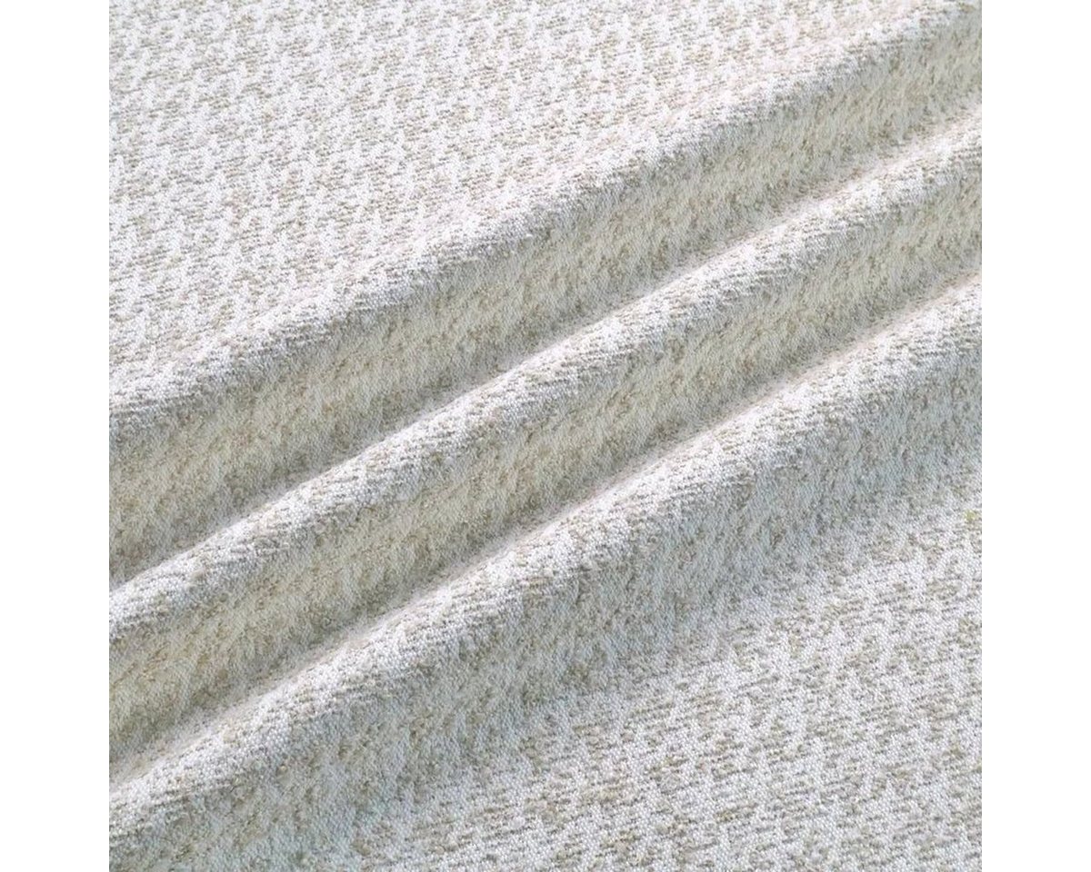 Thumbnail - Stofferia Stoff Outdoorstoff Recycling Jacquard Sidon Natur, Breite 140 cm, Meterware
