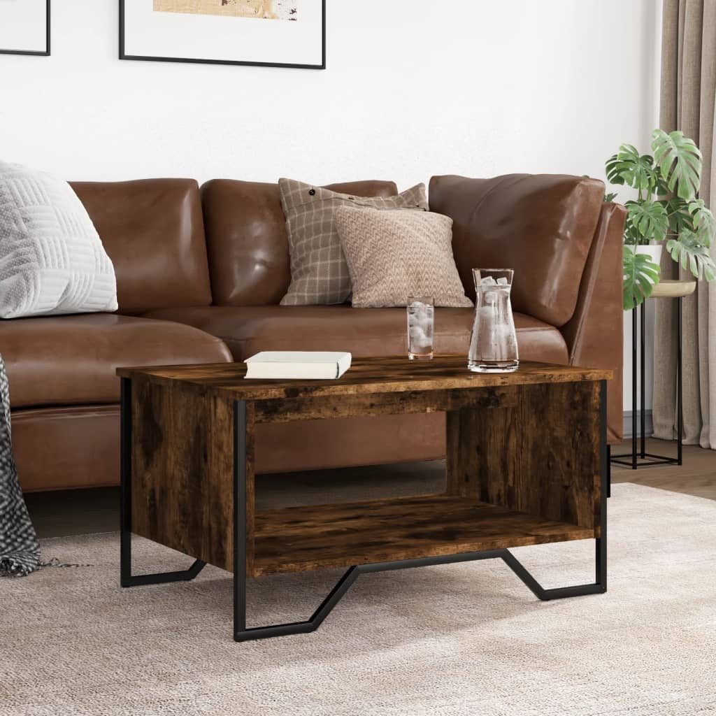 vidaXL Couchtisch Couchtisch Räuchereiche 75x51x40 cm günstig online kaufen
