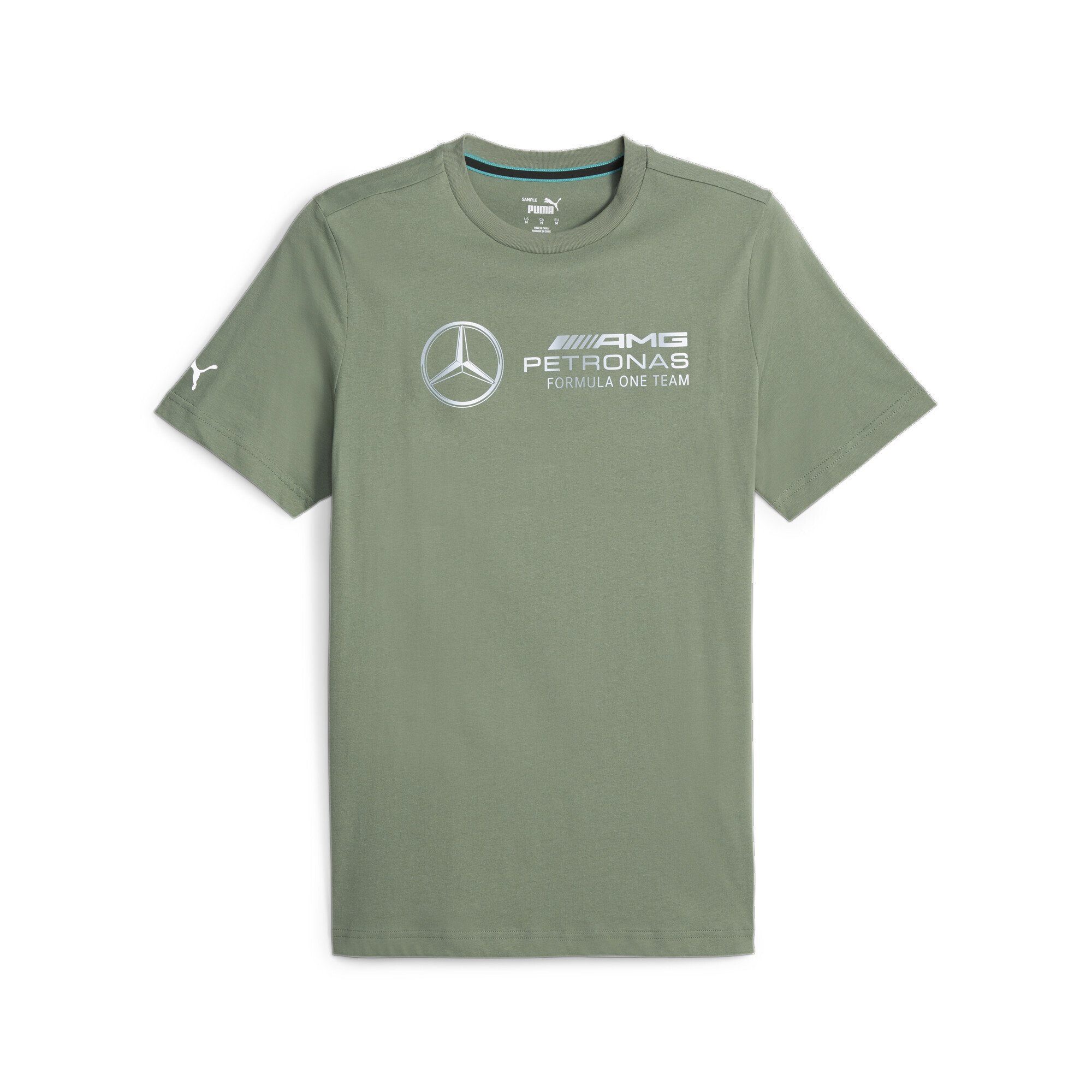 T-Shirt Mercedes-AMG T-Shirt Green Eucalyptus PETRONAS Motorsport Herren PUMA