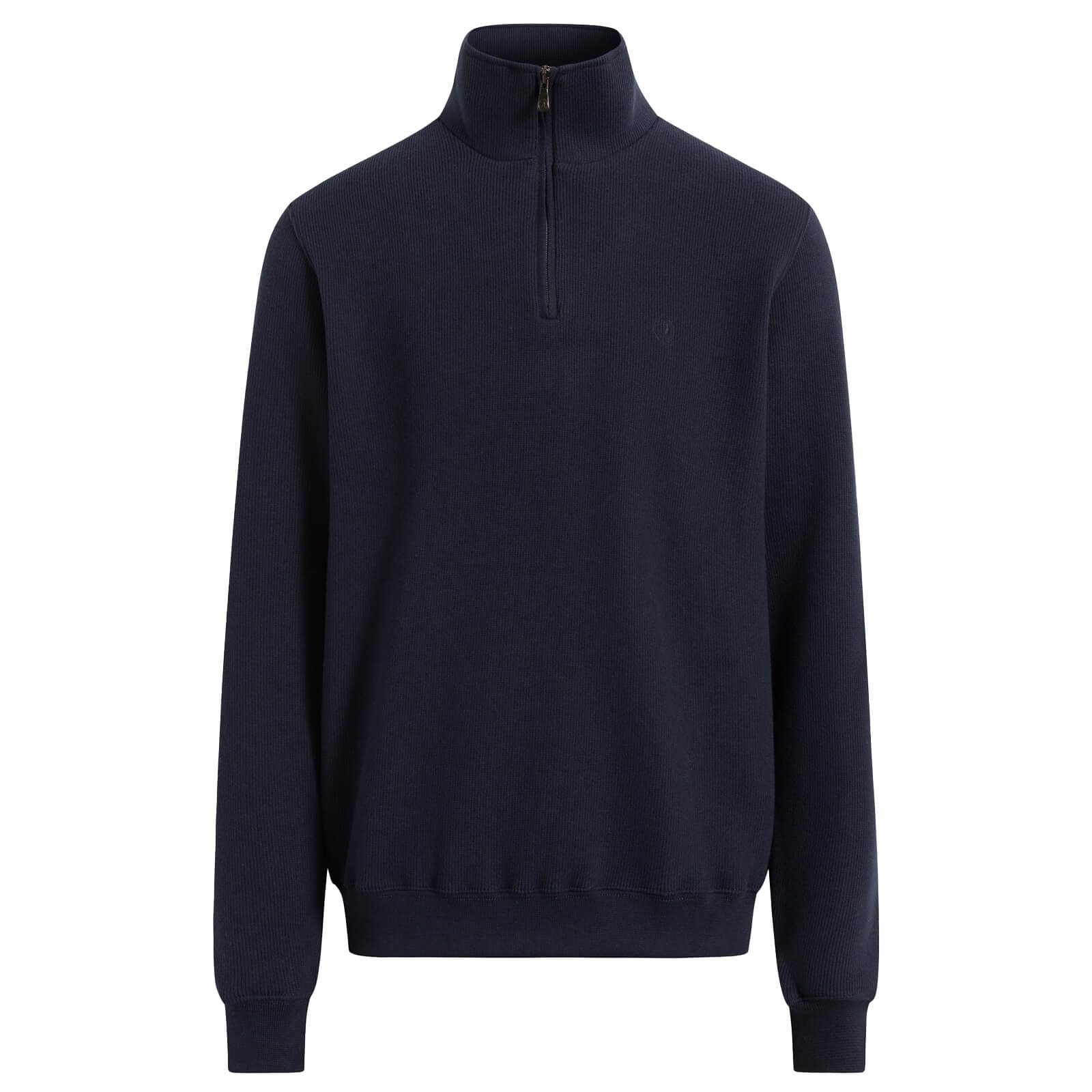 Sea Ranch Troyer Herren Pullover Cromwell Uni - Sweatshirt mit halben Reißv günstig online kaufen