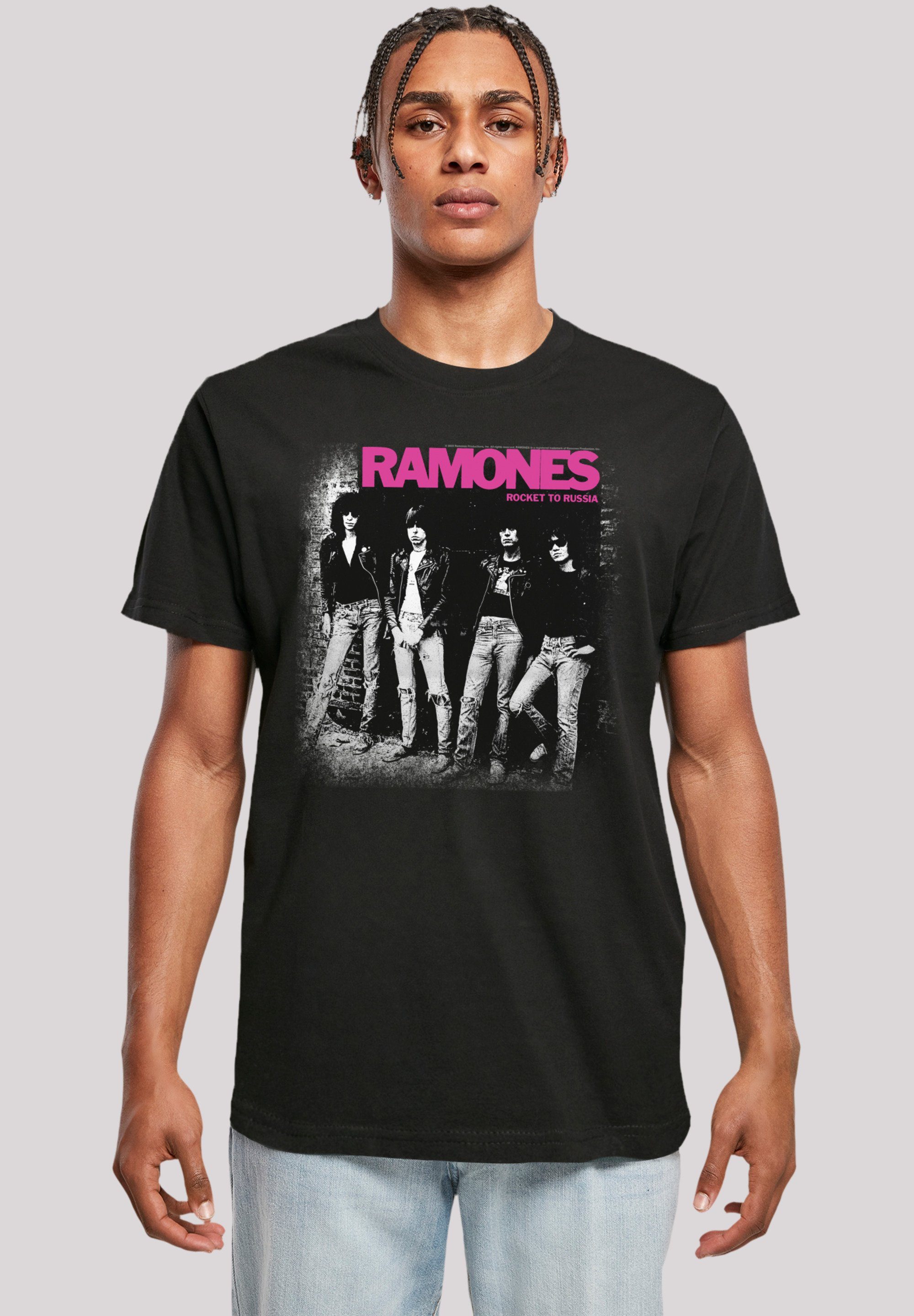 F4NT4STIC T-Shirt Ramones Rock Musik Band Premium Qualität, Band, Rock-Musik