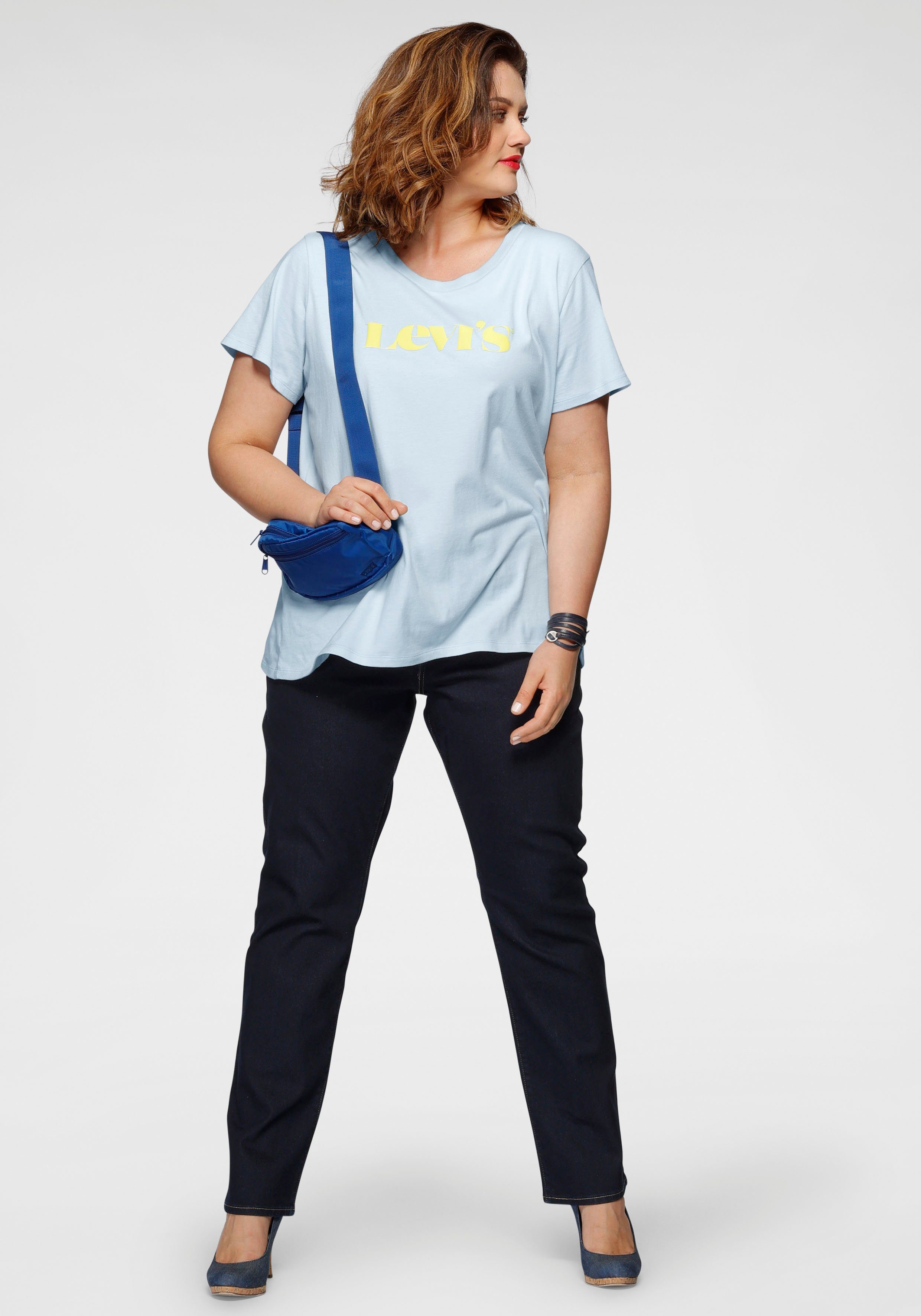 Levi's® Plus Straight-Jeans 314 Shaping Straight in Baumwoll-Stretch – Bild 5 von 5
