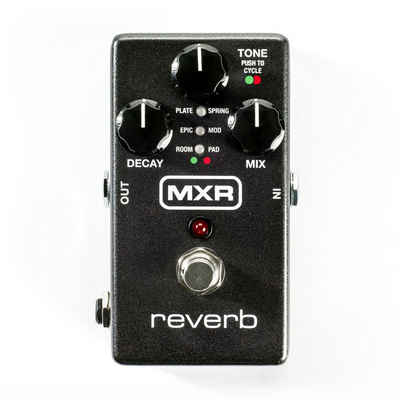 MXR Musikinstrumentenpedal, (M300 Reverb), M300 Reverb - Effektgerät für Gitarren