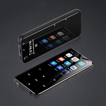 yozhiqu 16GB 2,4-Zoll MP3-Musikplayer - Aufnahme mit Wiedergabefunktion MP3-Player (Lautsprecher und Aufnahmefunktion, Touch-Tasten, Bluetooth, Walkman)