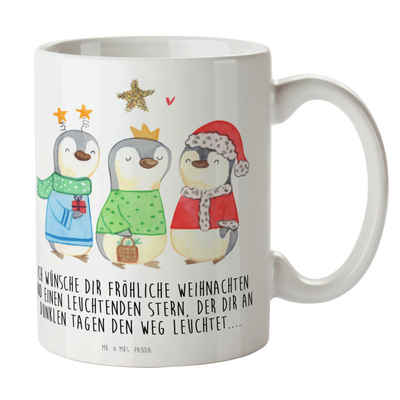 Mr. & Mrs. Panda Tasse Winterzeit Heilige drei Könige - Weiß - Geschenk, Tee, Weihnachten, W, Keramik
