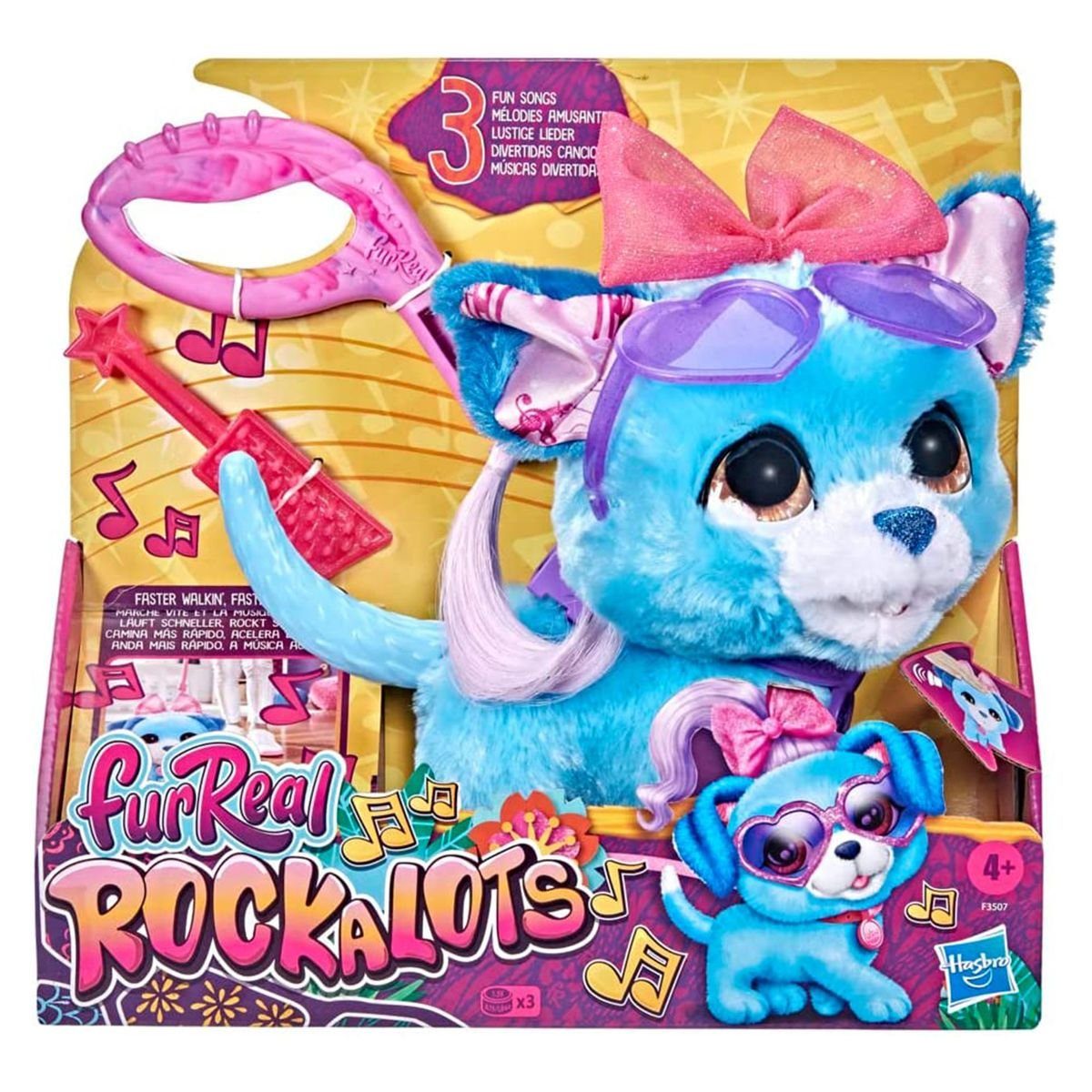 Plüschfigur Hasbro F3507 - FurReal - Rockalots - Hund