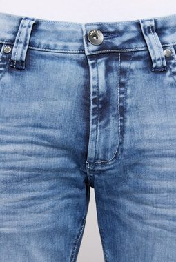 CAMP DAVID Regular-fit-Jeans mit Wrinkle-Effekten