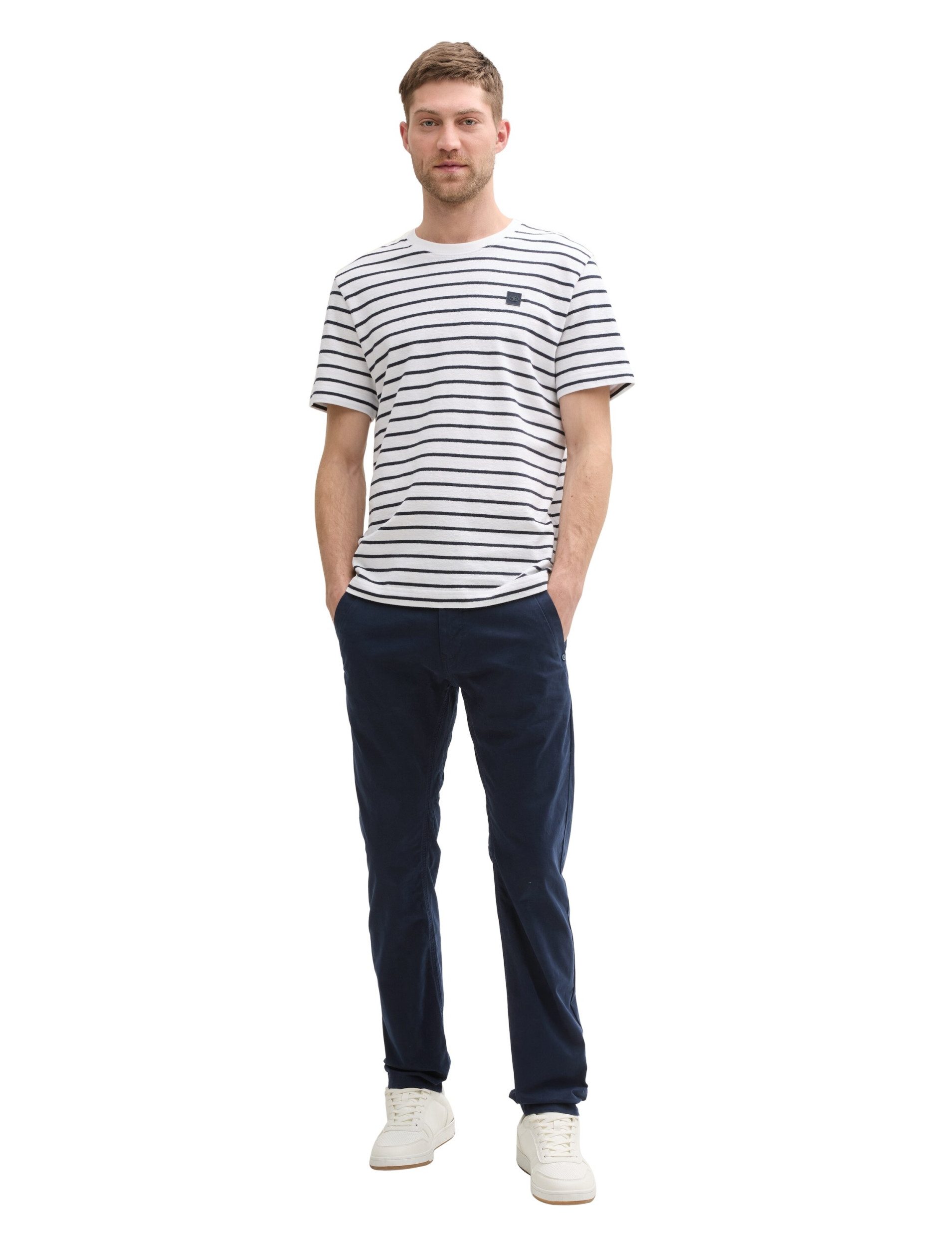 TOM TAILOR Denim 5-Pocket-Hose tapered chino