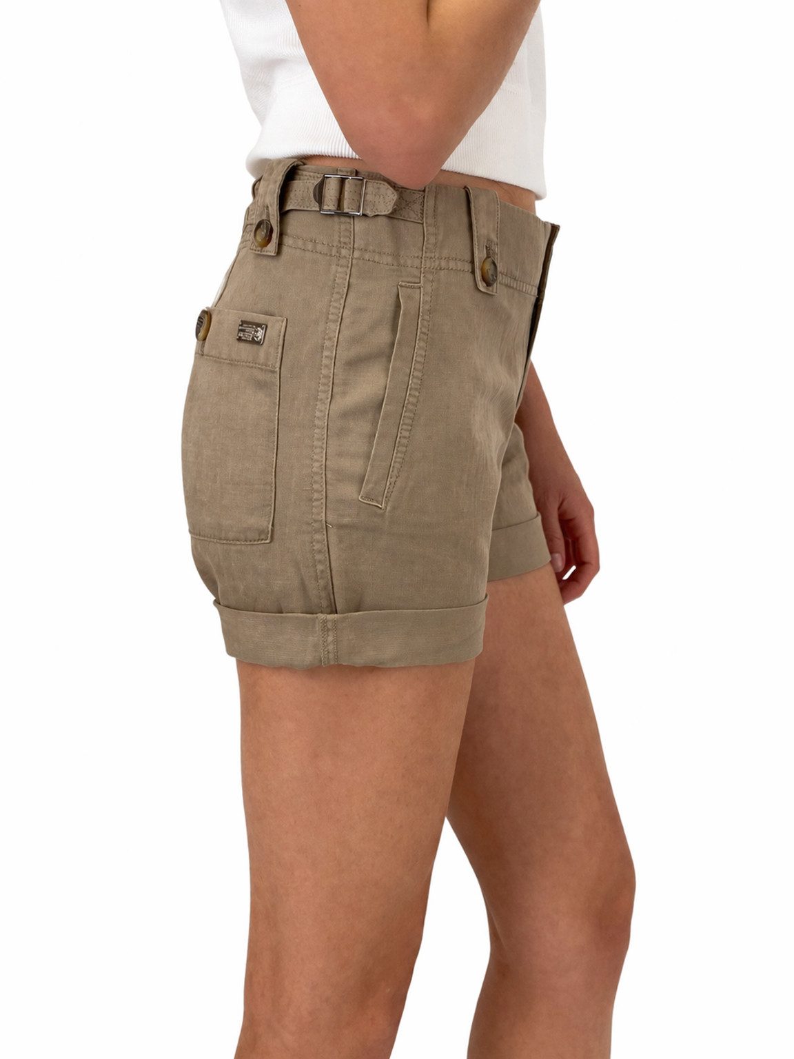 Diesel Shorts Diesel S-Braque Shorts Damen Pants Leinen