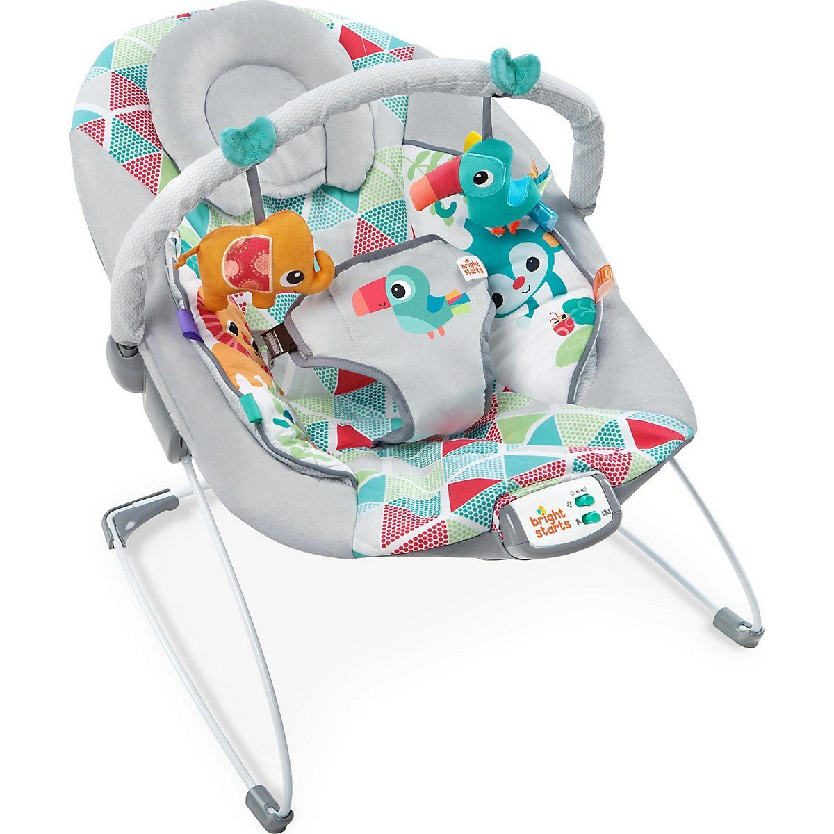 Bright Starts Babywippe Babywippe Toucan Tango inkl. Vibration und Melodien