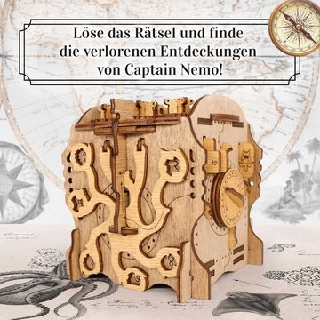 iDventure Spiel, Knobelspiel Cluebox - Escape Room in einer Box. Captain Nemo`s Nautilus, Holzspiel