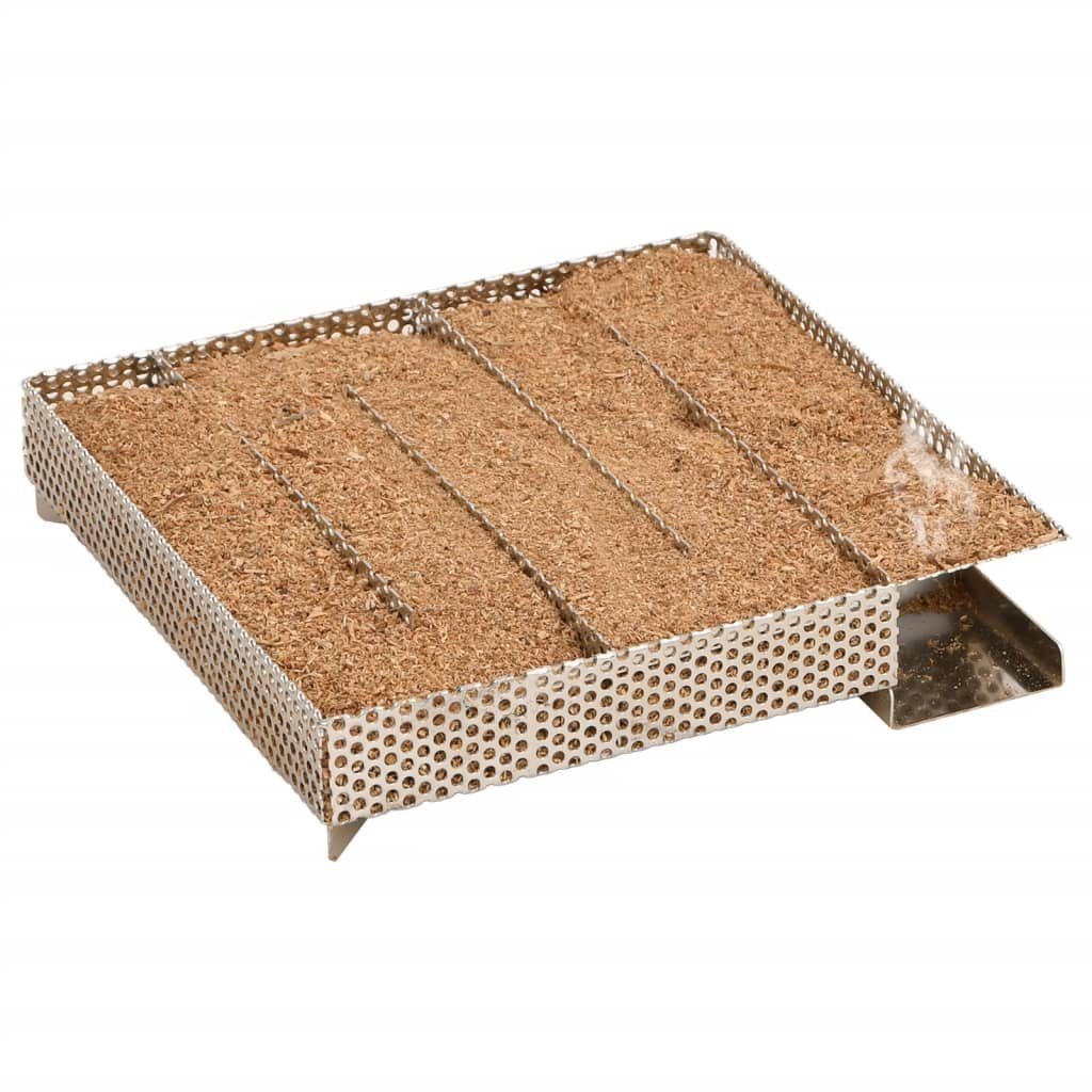 vidaXL Grillspieß Kaltrauchgenerator 5-Kammer 21 cm Edelstahl