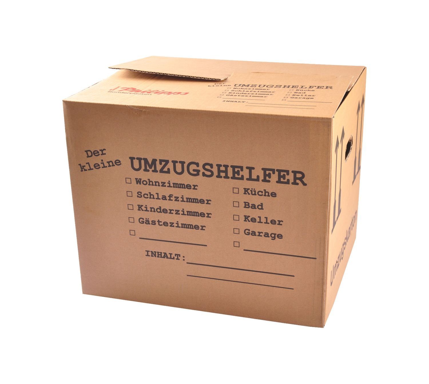 BURI Aufbewahrungsbox Umzugskarton bedruckt 41x35x34 Umzugskiste günstig online kaufen