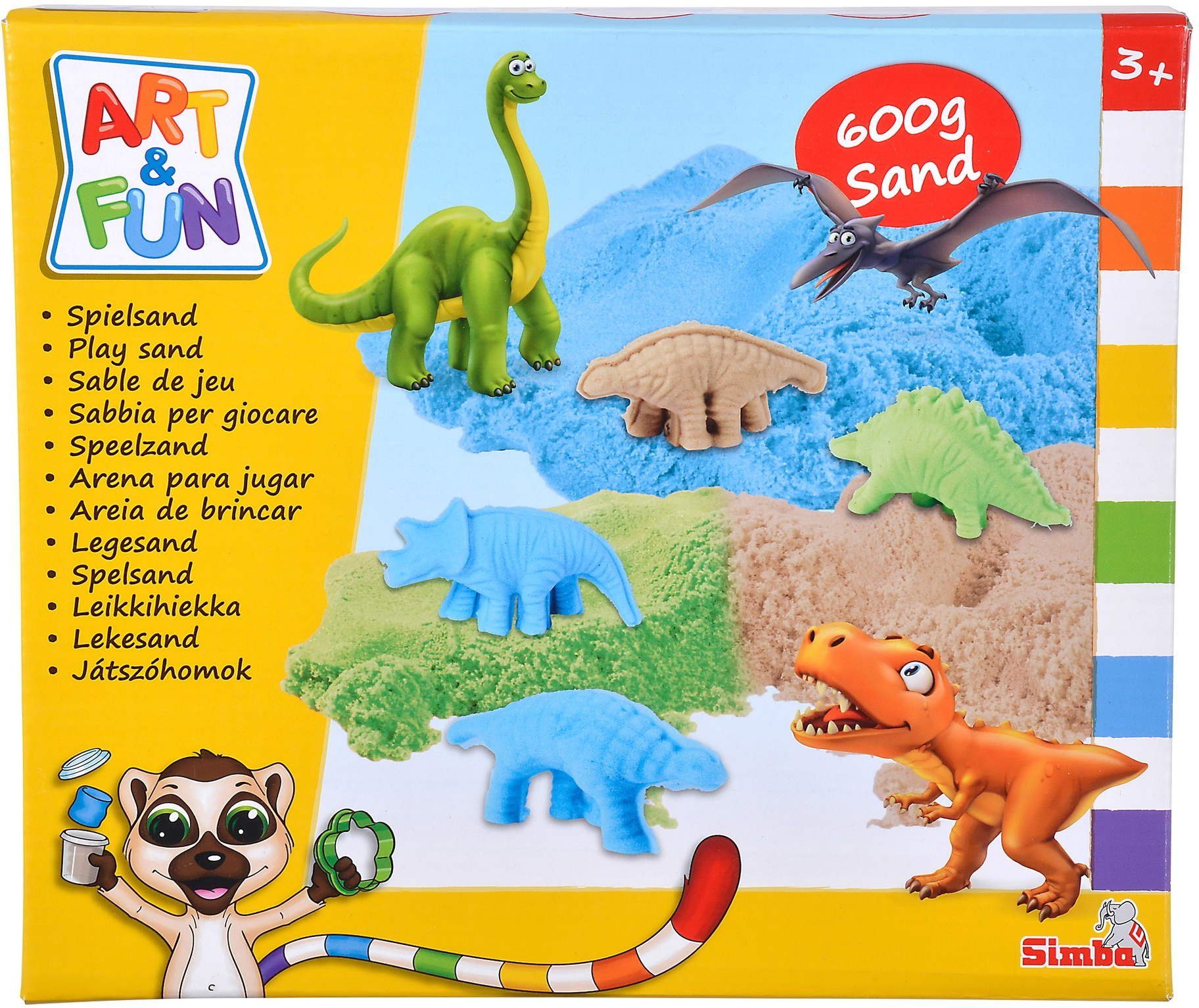 SIMBA Spielsand Kreativ Spielsand ART & FUN Spielsand Set Dinosaurier 106344621
