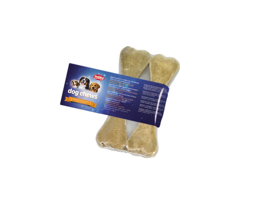 Nobby Kauspielzeug Kauknochen gepresst, 16,5cm, 100g, 2er Pack