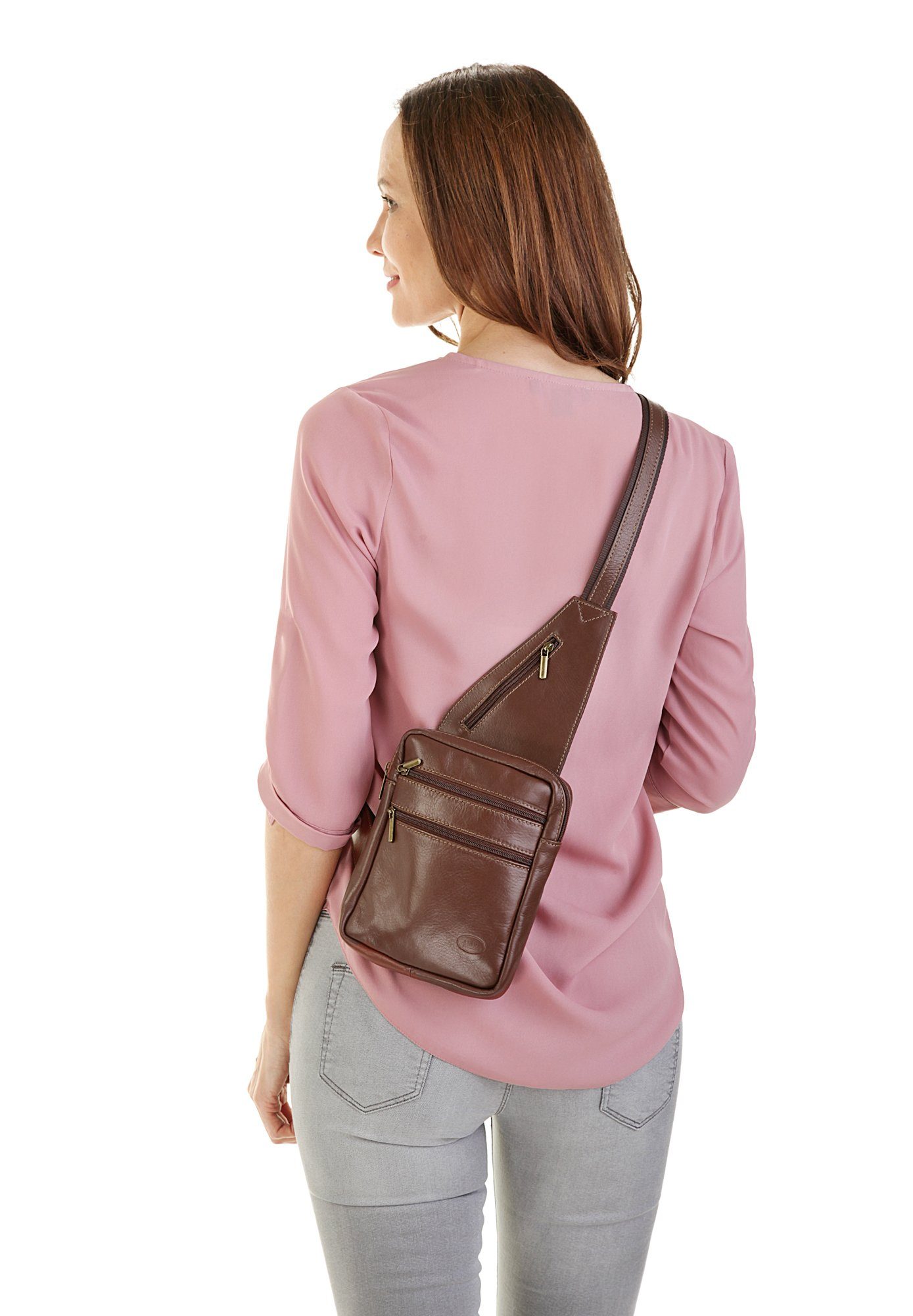 Piké Umhängetasche, echt Leder, Made in günstig online kaufen