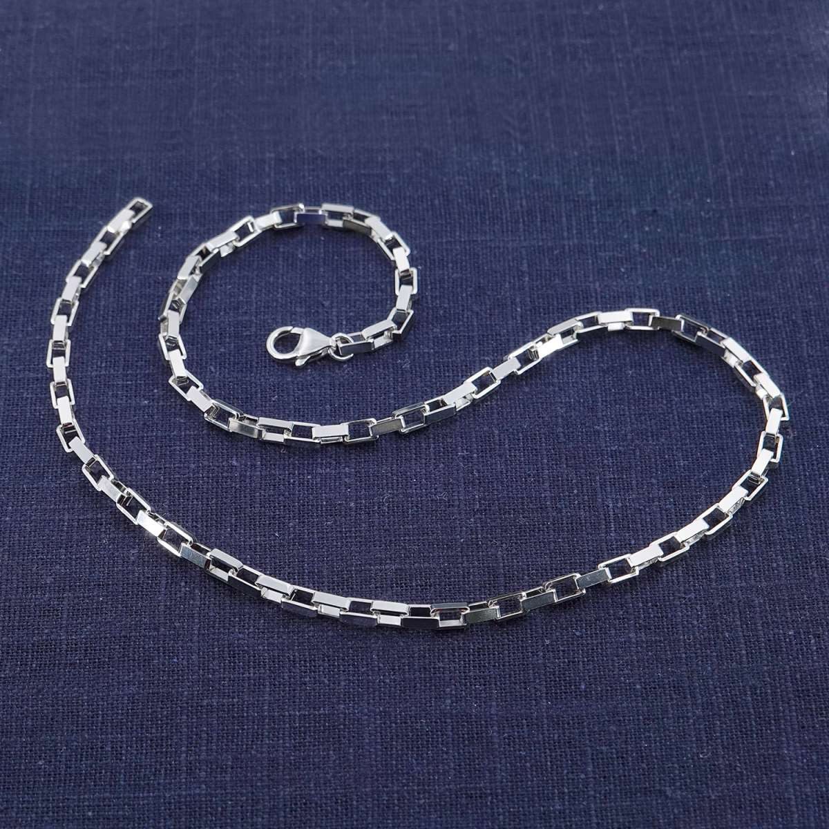 trendor Kette ohne Anhänger 15630, für Herren 925 Silber Venezia 3,9 mm