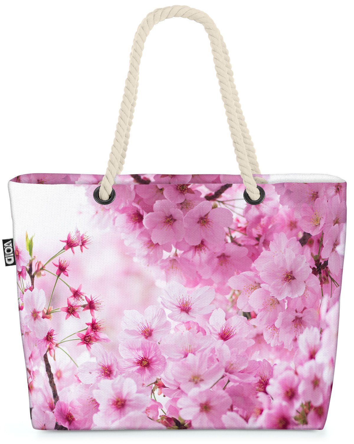 obst obstgarten (1-tlg), Strandtasche küche Kirschblüten Blüten pflanzen wohn Blumen garten VOID