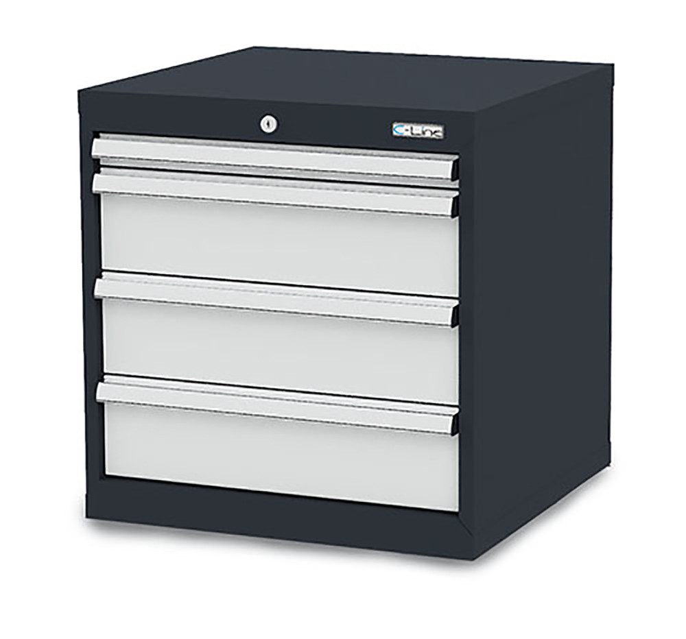 Simplaflex Werkzeugschrank Simplaflex Schubladenschrank, 4 Schubladen, BxTxH 600x575x620 mm