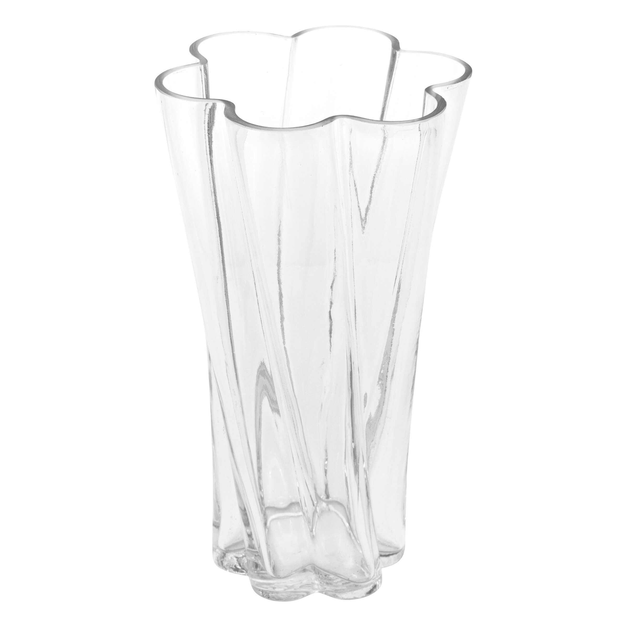 Atmosphera Créateur d'intérieur Dekovase Glasvase Blume NOELI, H. 25,5 cm (einzeln)