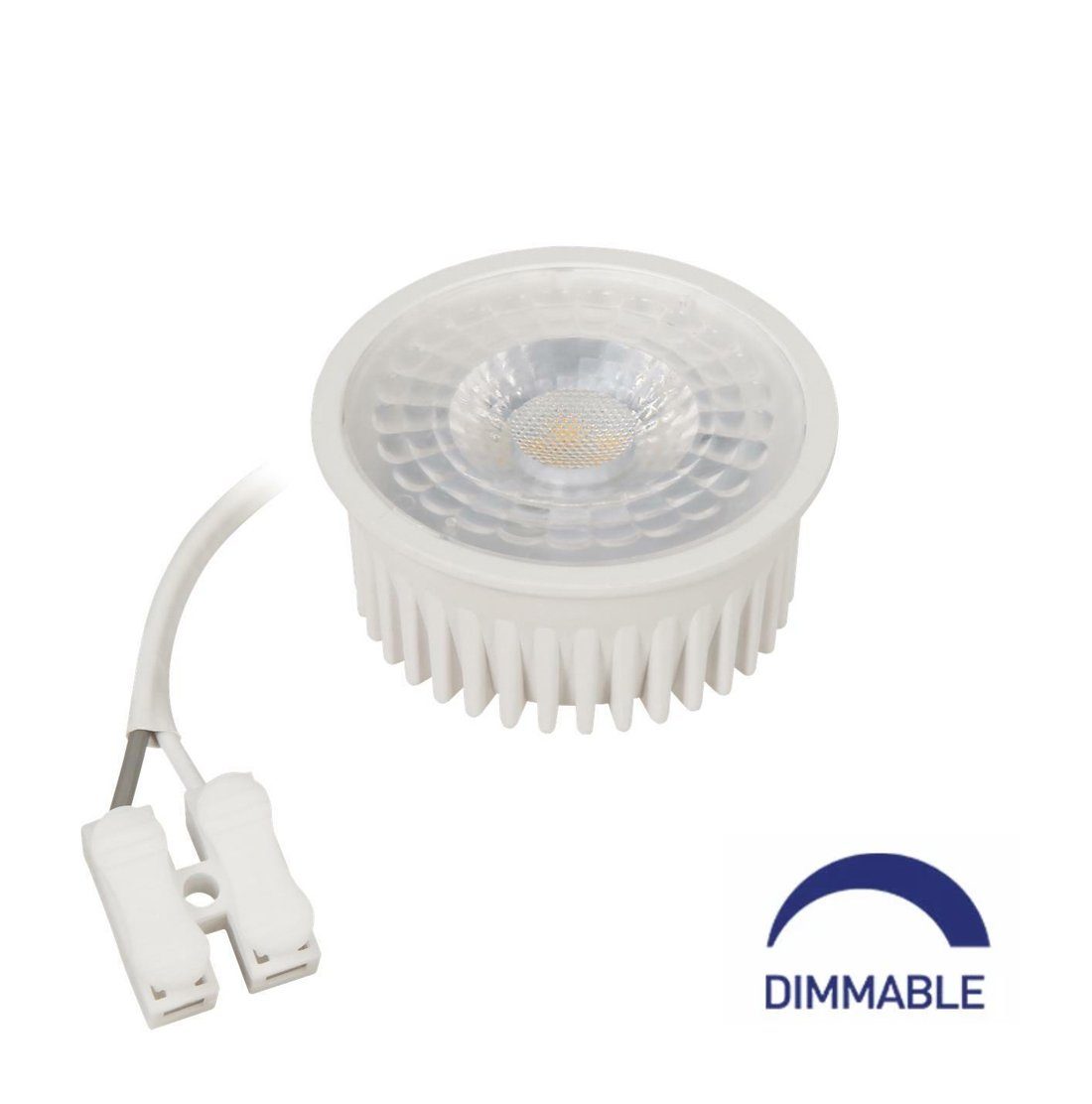 Mundotec LED-Leuchtmittel Leuchtmittel 230V Flach Extra Neutralweiß Modul Lampe W LED dimmbar 500lm, COB 7 Neutralweiß