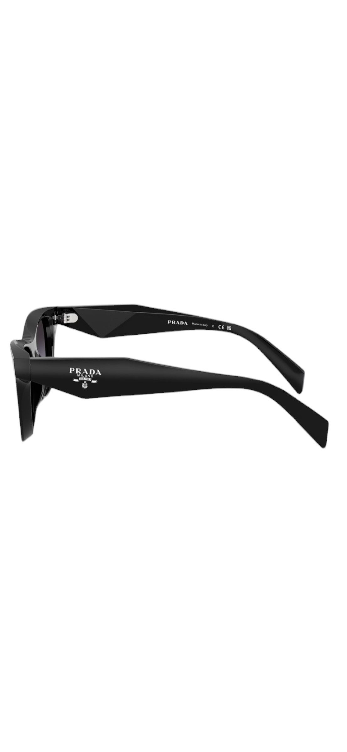 PRADA Sonnenbrille Prada PR C07S Sonnenbrille Butterfly Schwarz Grau Damen