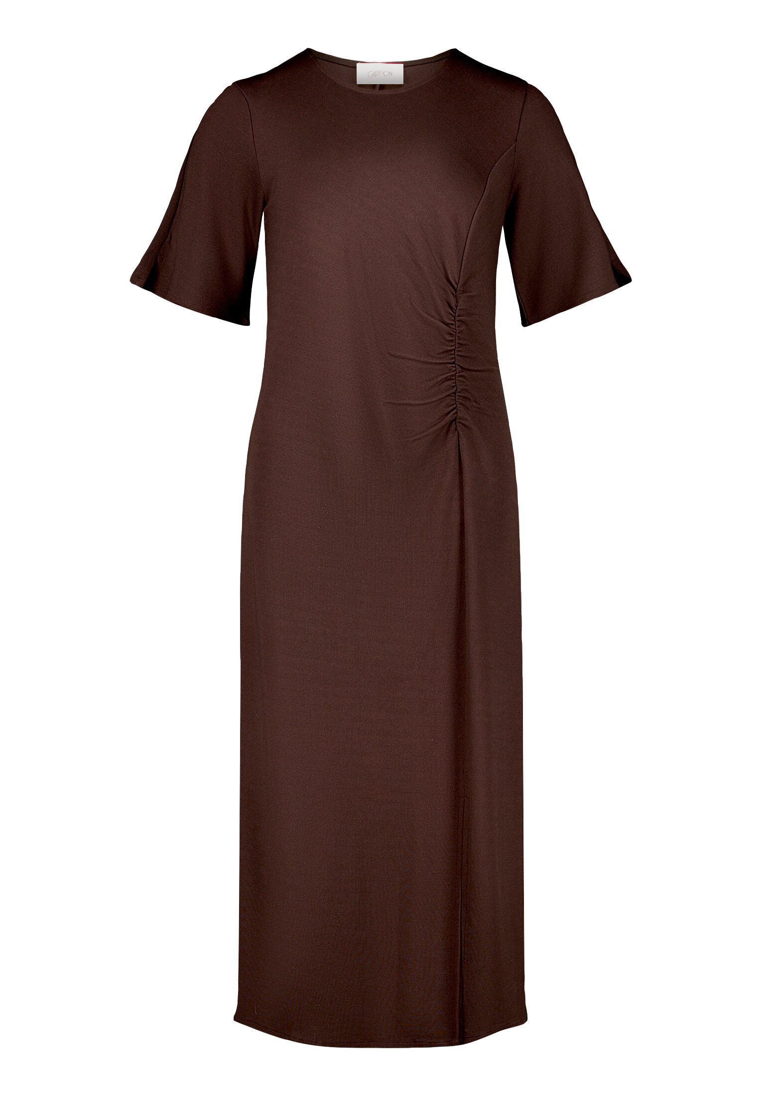Cartoon Midikleid Damen mit Raffung