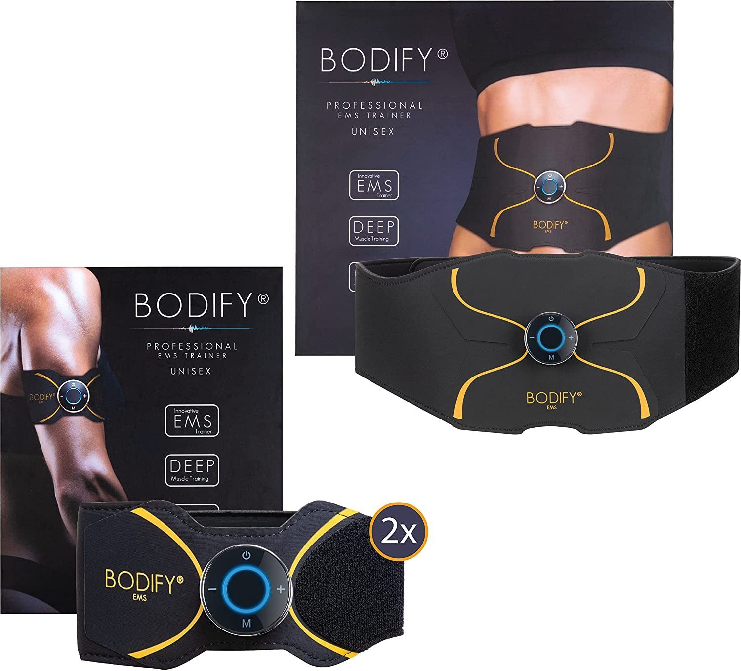 EMS-Gerät - 3in1 EMS Ganzkörper Set Pro - Gezielte Stimulation der Muskulatur