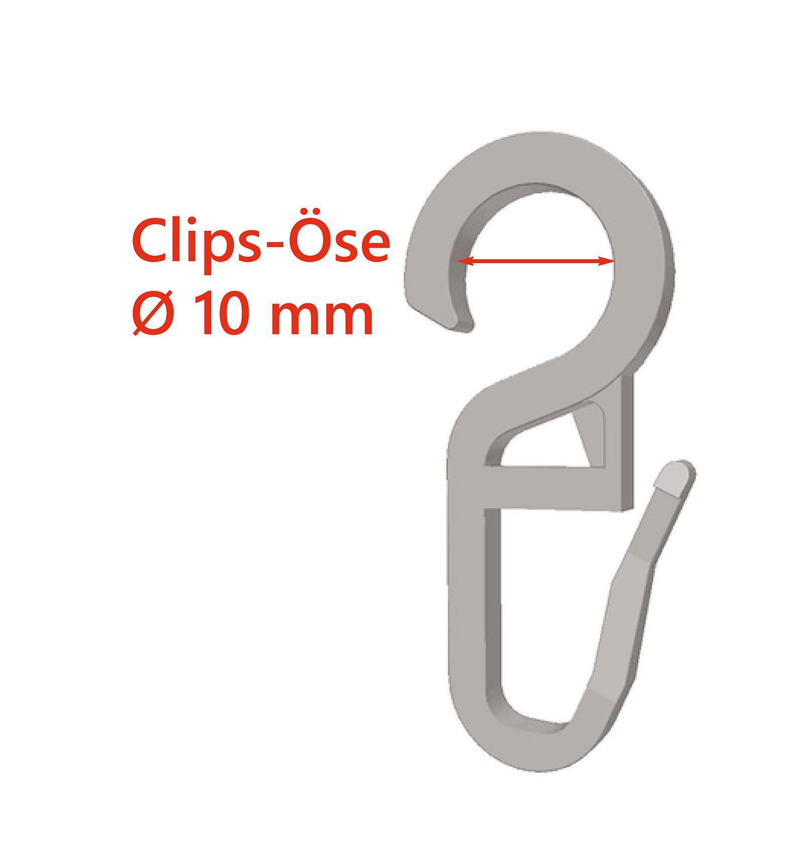 nodeko Faltenlegehaken Überklipshaken, Überklips-Faltenhaken für Gardinenri günstig online kaufen