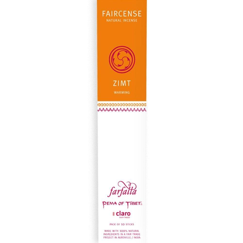Farfalla Essentials AG Duftstäbchen Faircense Räucherstäbchen Zimt, 10 Stk.